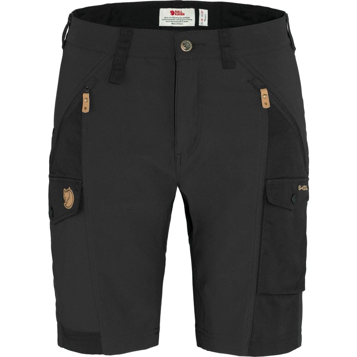 Fjällräven Funktionsshorts Nikka Shorts Curved W Maximale Bewegungsfreiheit und Strapazierfähigkeit dank