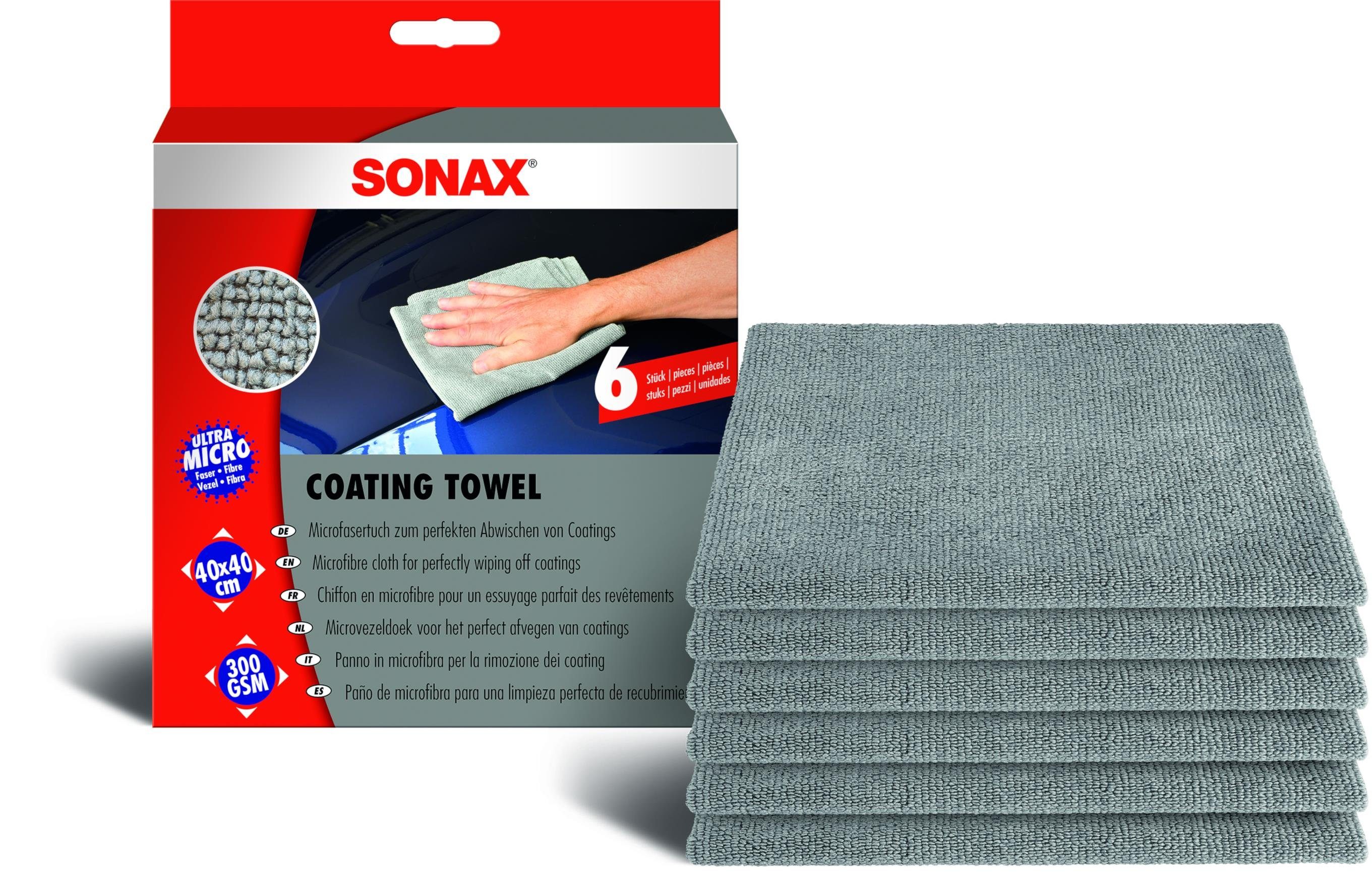 Sonax SONAX Coating Towel (6er Pack) Lackpolitur