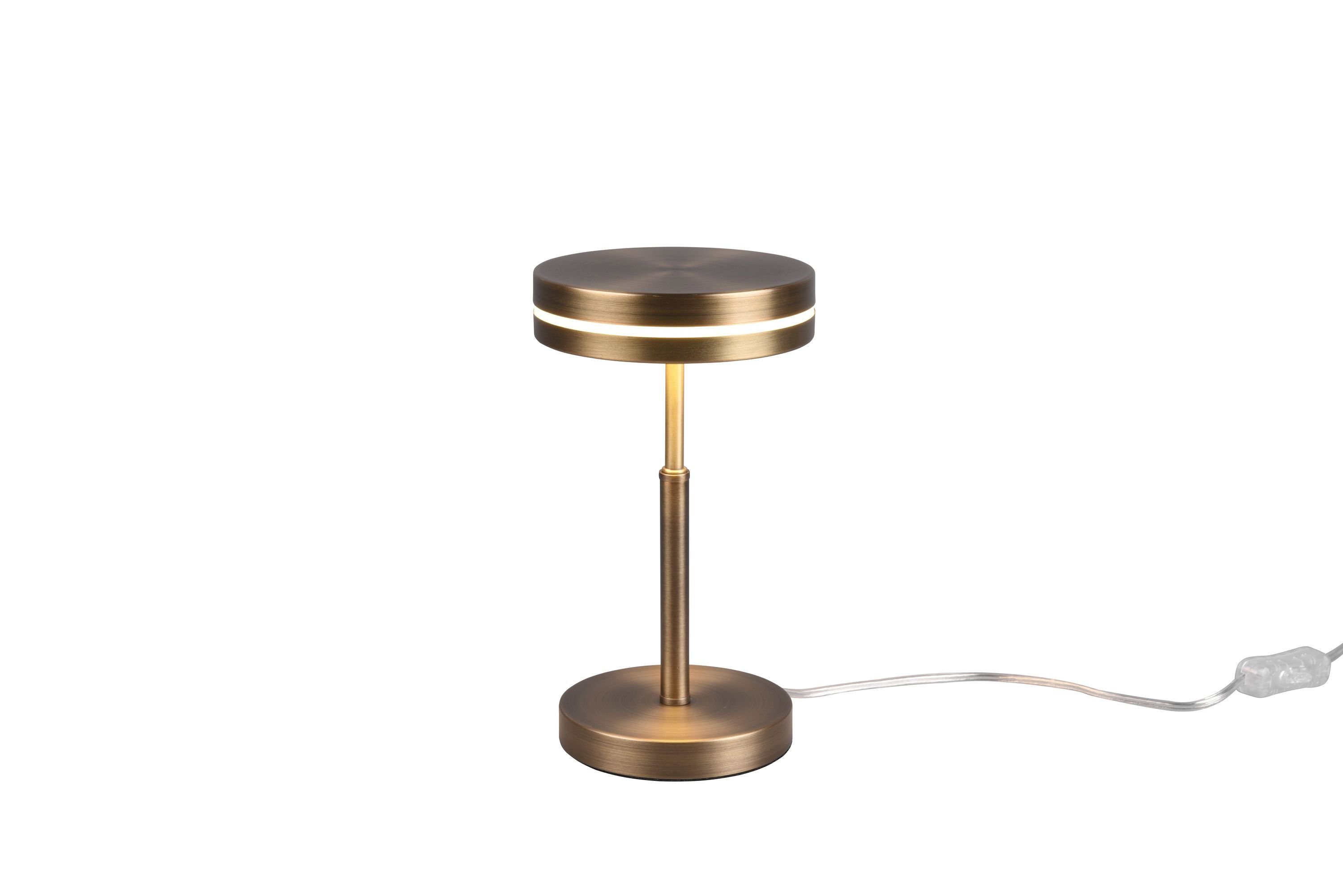 TRIO Leuchten Tischleuchte Tischleuchte, TRIO-Leuchten Tischleuchte FRANKLIN (DH 14x25 cm) DH 14x25 cm gold | Tischlampen