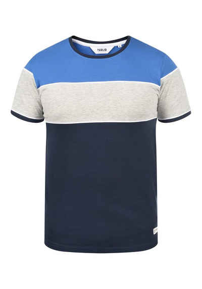 !Solid Rundhalsshirt SDCody T-Shirt in Colorblocking-Optik