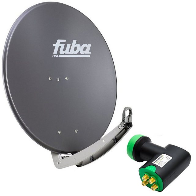 fuba »Digital Sat Anlage Alu Anthrazit DAA 780 A PremiumX Green Diamond Quad LNB GDQS HD 4K UHD 4 Teilnehmer DVB S2« SAT Antenne  - Onlineshop OTTO