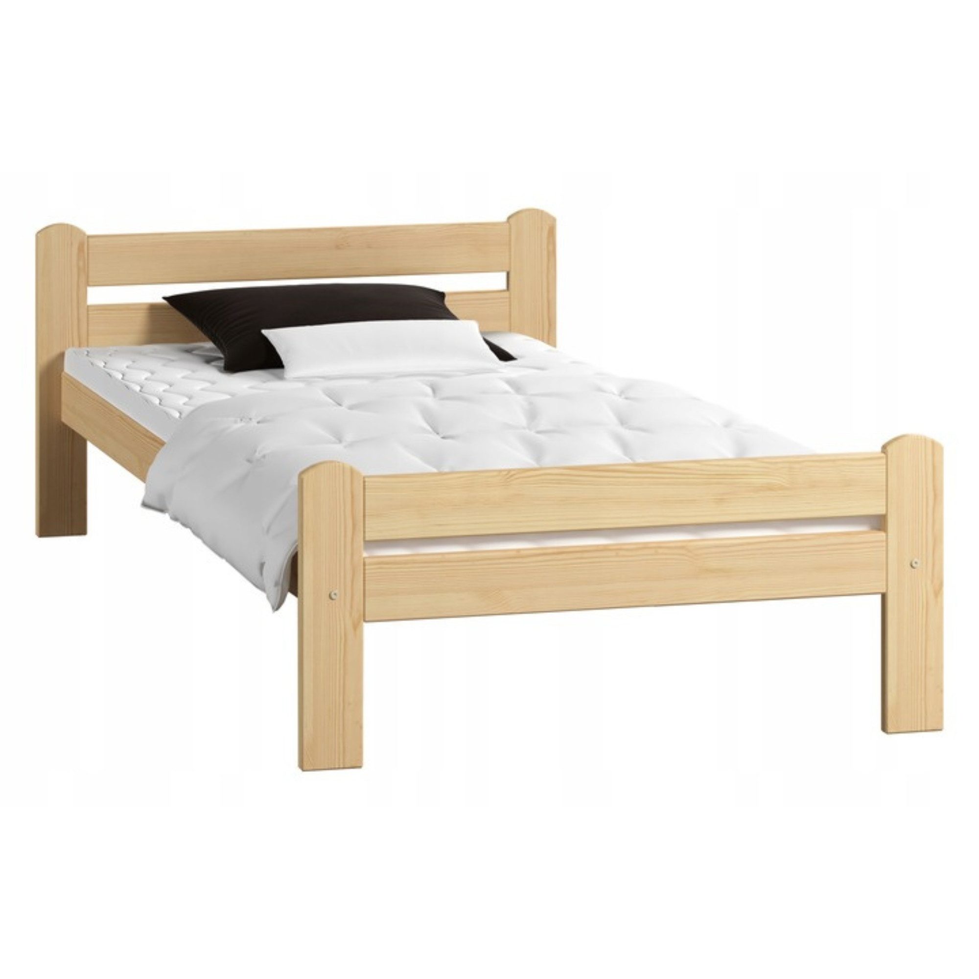 Home Collective Bettgestell Einzelbett, Holzbett aus Massivholz Kiefer (mit günstig online kaufen