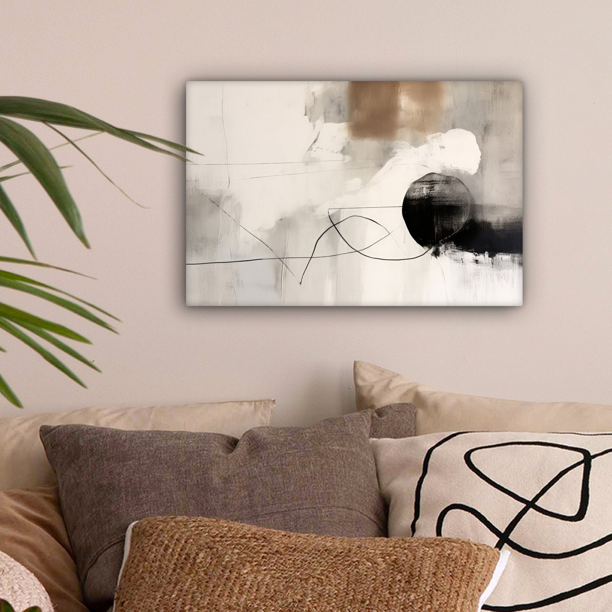 OneMillionCanvasses® Leinwandbild Abstrakte Kunst - Grau - Industriell, Fot günstig online kaufen