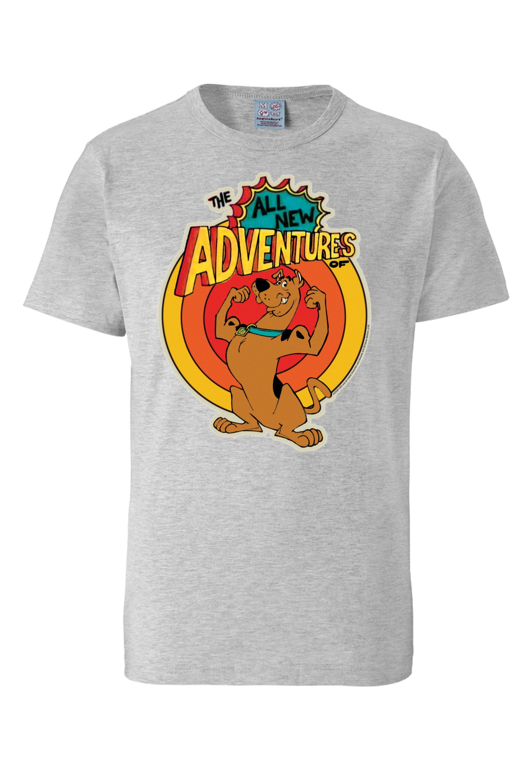 All mit - LOGOSHIRT T-Shirt Doo Frontprint Adventures lustigem Scooby New
