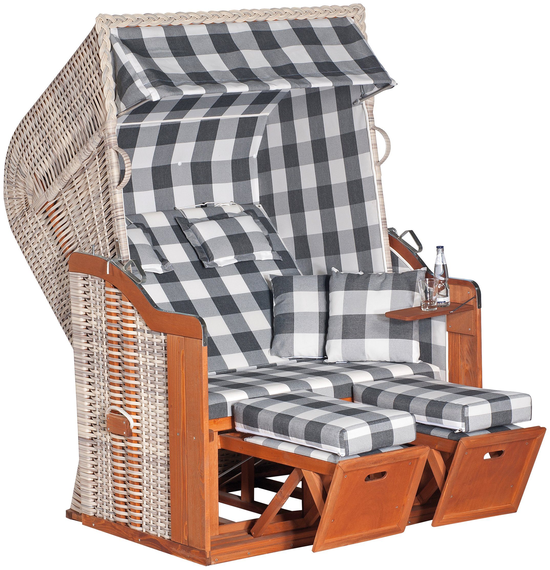 SunnySmart Strandkorb »Rustikal 250 Plus 1210«, Halblieger online