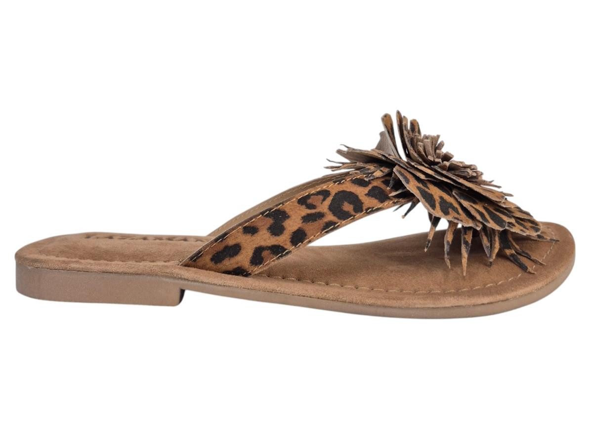 Lazamani leopard Pantolette