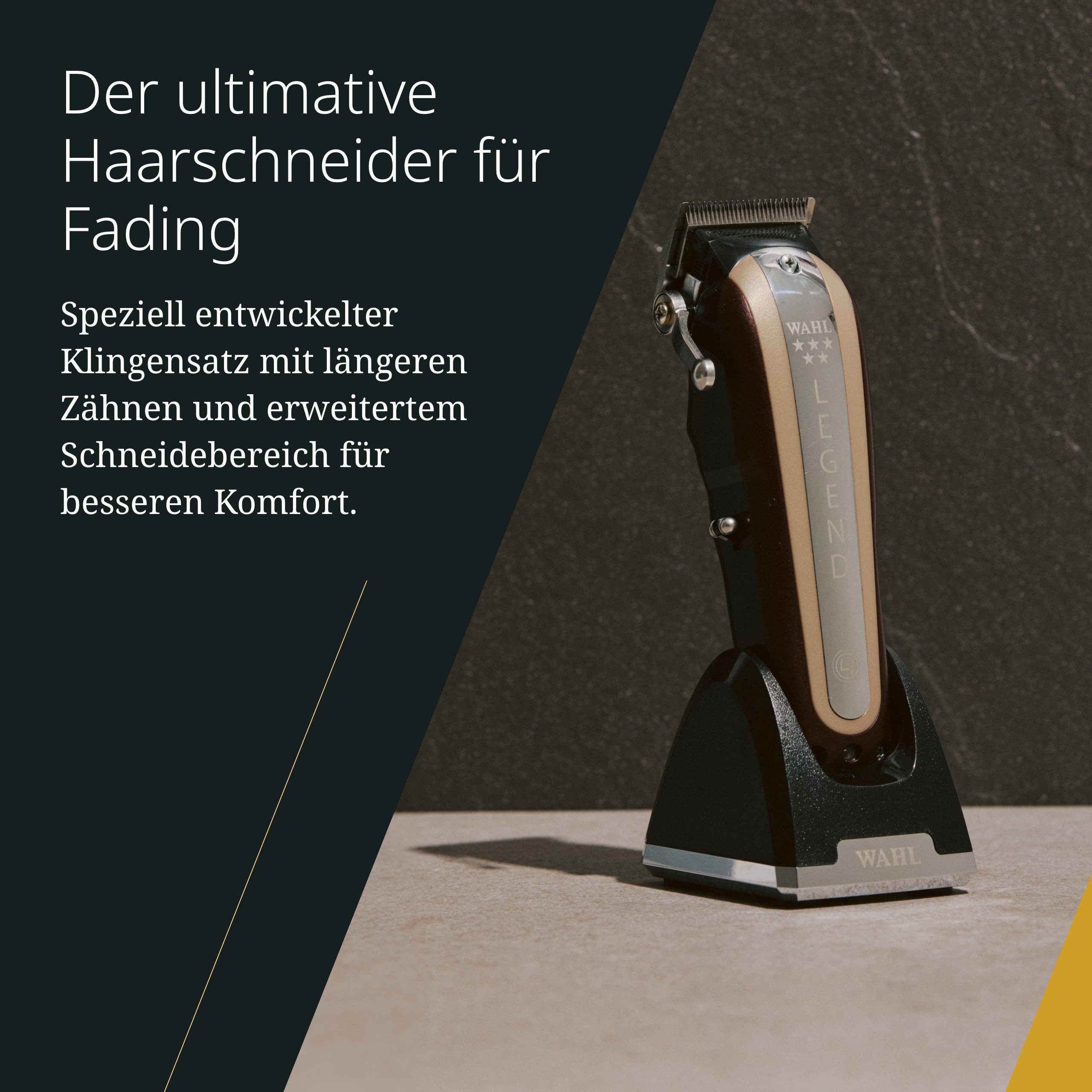 WAHL GmbH Haarschneider Wahl Cordless Legend-Schnurloser Fading Clipper mit großer Reichweite