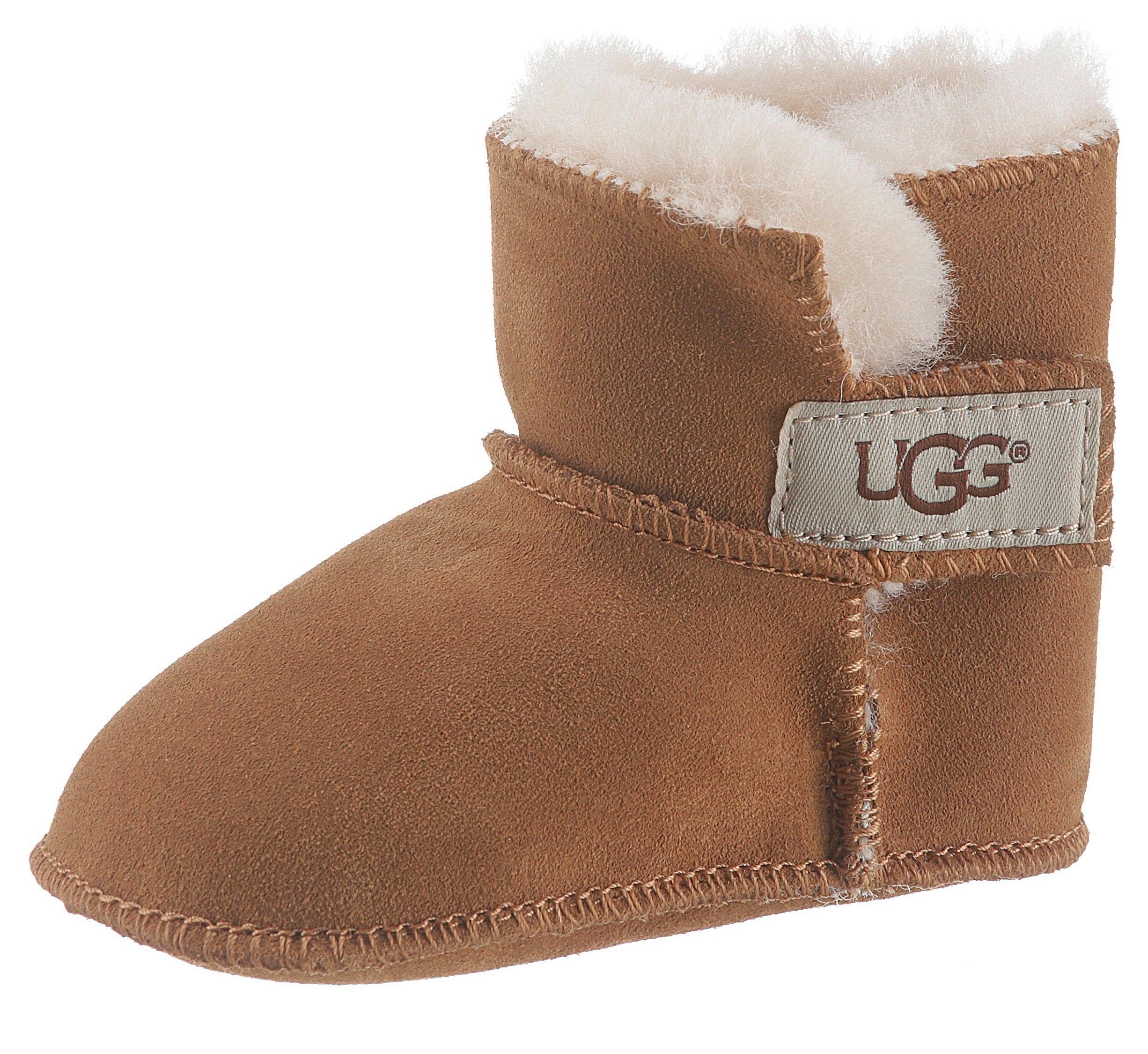 UGG Erin Krabbelschuh mit praktischem Klettverschluss chestnut | Krabbelschuhe