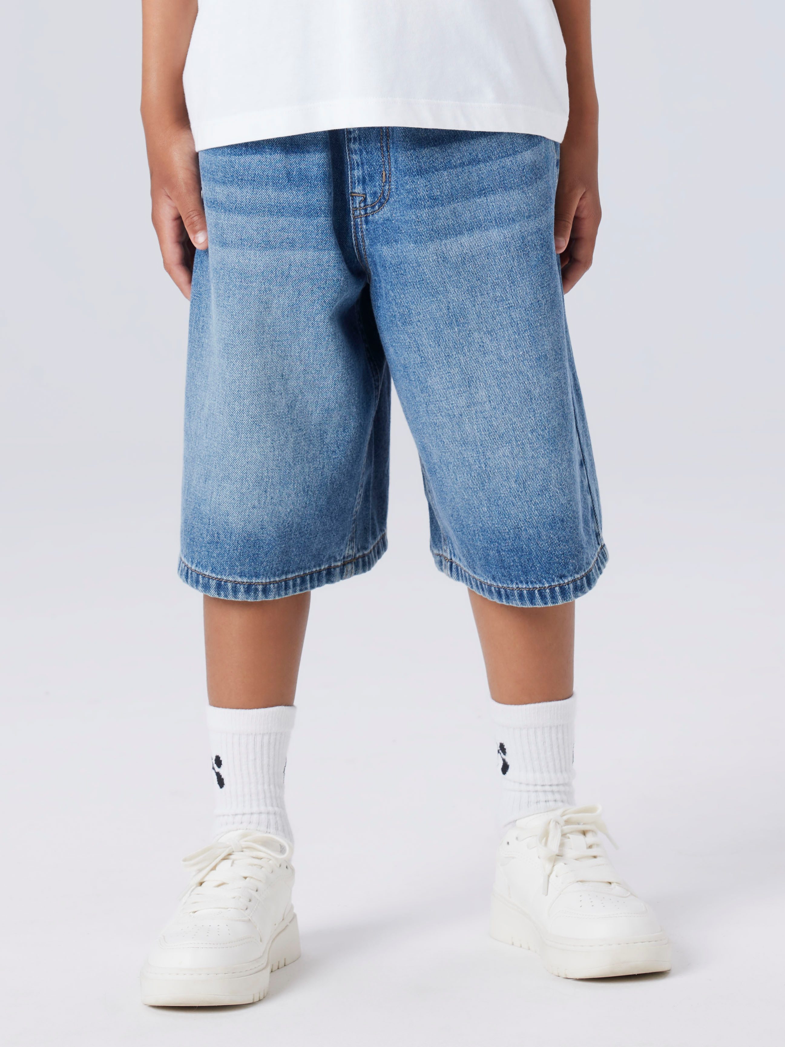 Name It Jeansshorts NKMBEN X SKATER DNM BERMUDA 8649-BY NOOS Baumwolle, Baggy Fit