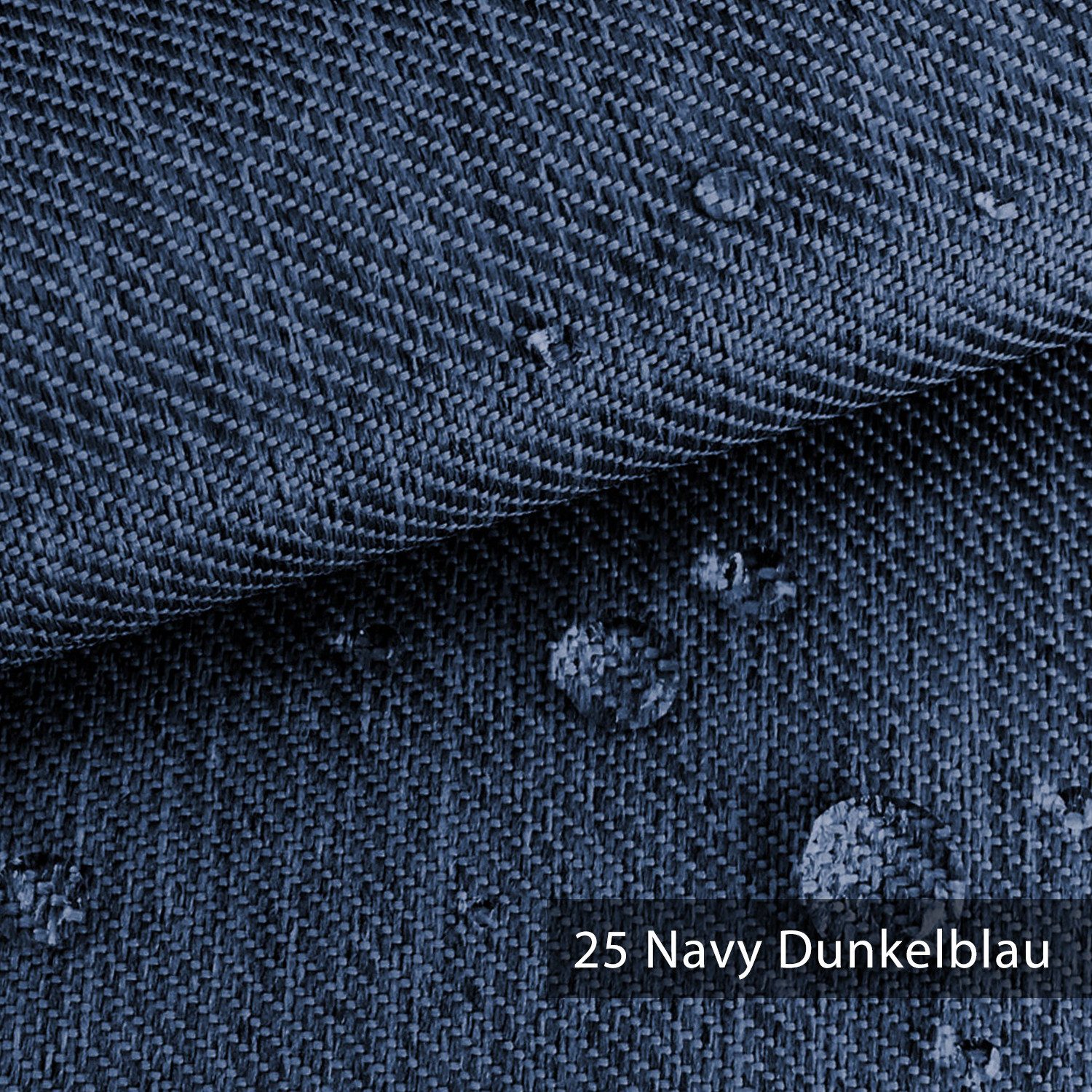 Thumbnail - novely® Stoff OXFORD 350D Outdoor-Stoff Leinen-Look Mélange Polsterstoff, Wasserabweisend, Outdoor, Meterware, 1lfm