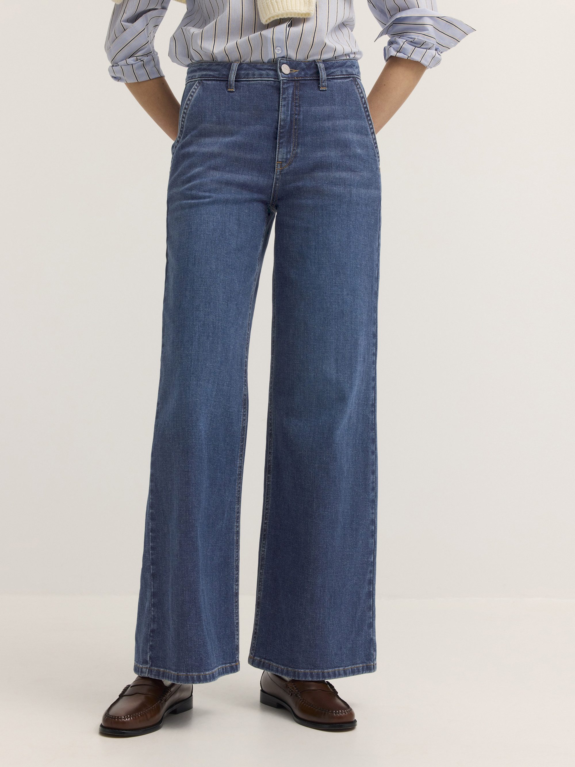 bugatti 5-Pocket-Jeans Modern Fit Modern Fit Baumwoll-Stretch Gerades Bein