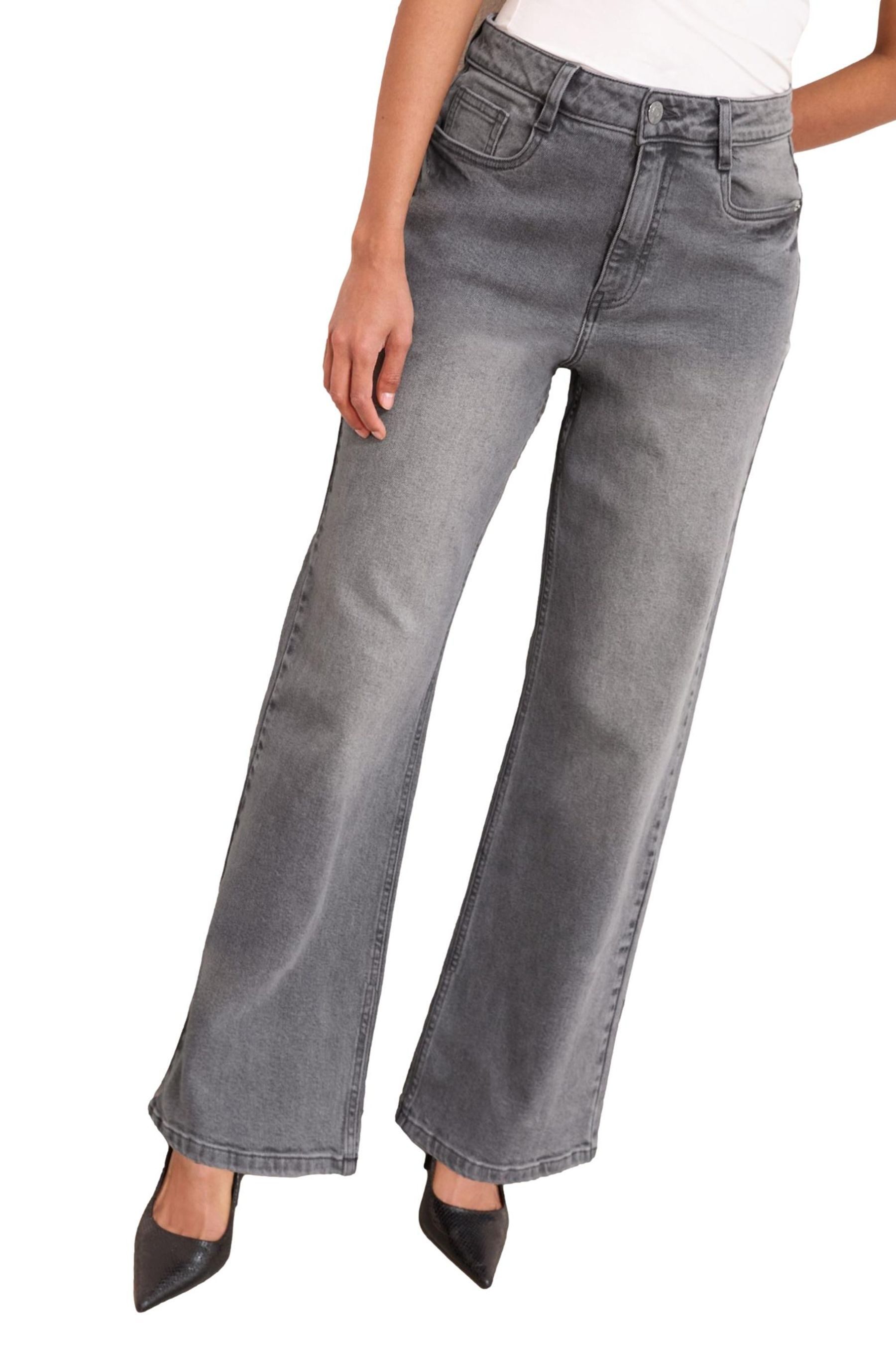 Weite Jeans Friends Like These Alltagsjeans mit weitem Bein