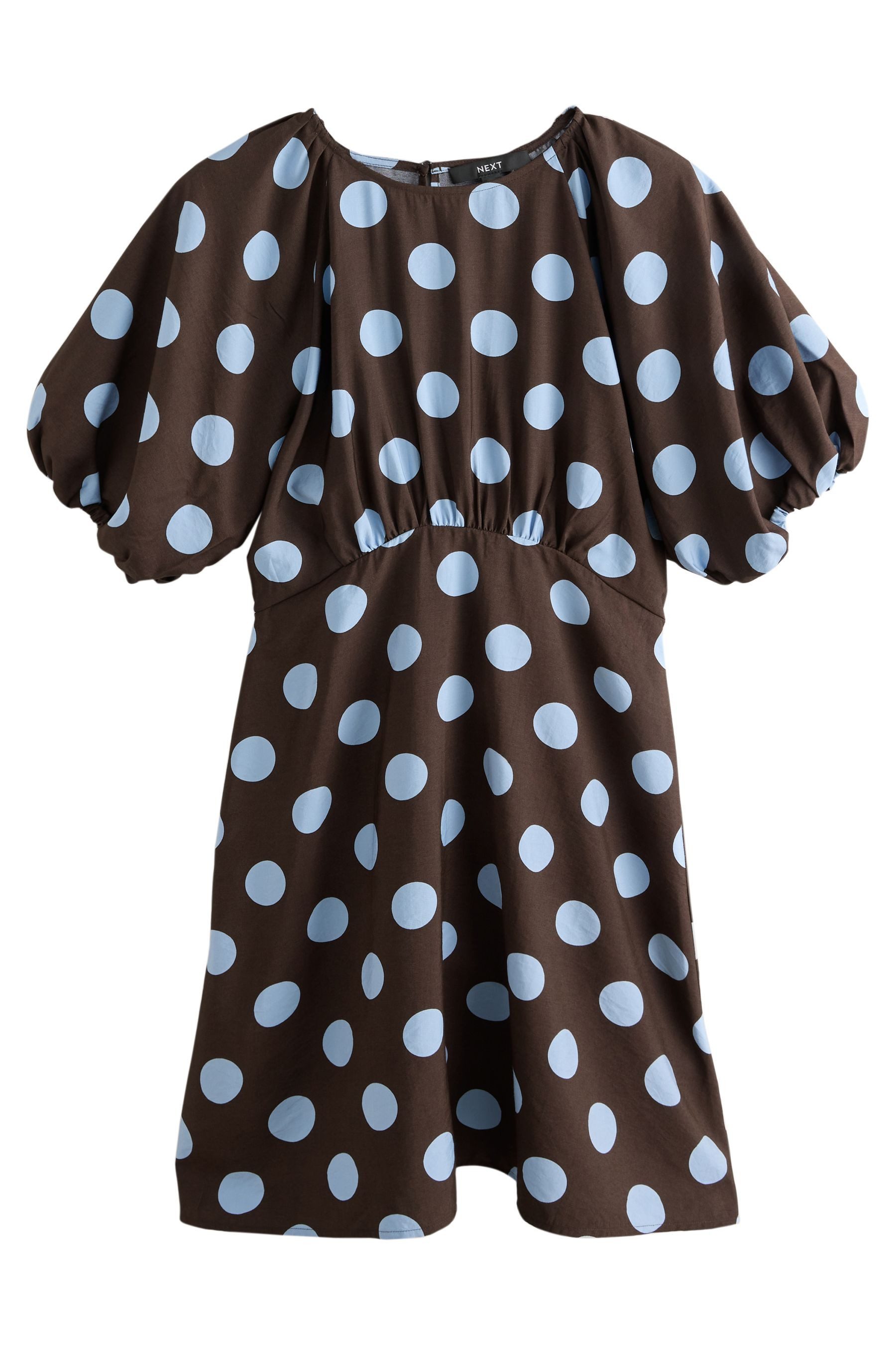 Next Minikleid Minikleid mit Puffärmeln (1-tlg)