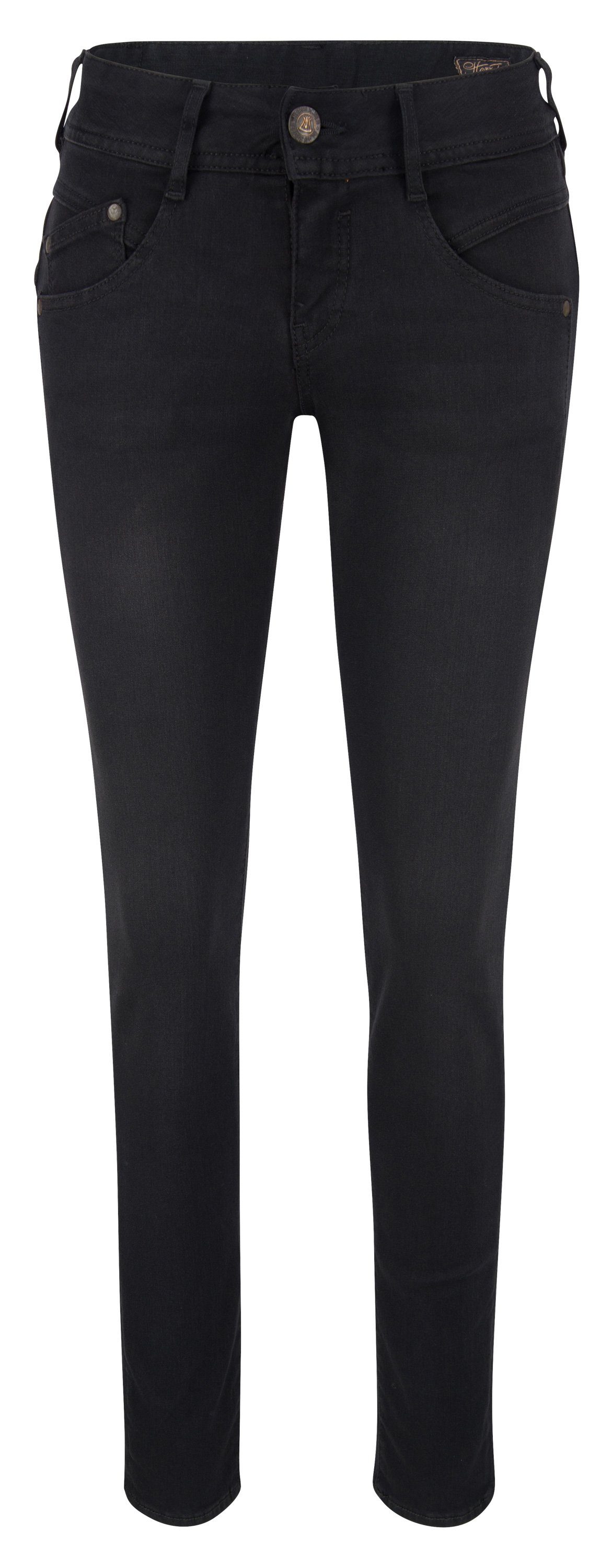 Herrlicher Stretch-Jeans HERRLICHER GILA Slim Reused Denim Black tempest 5606-RD505-671