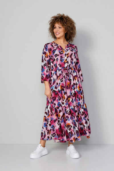 MIAMODA Sommerkleid Maxikleid Alloverprint 3/4-Ärmel