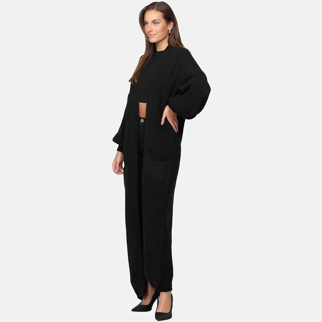 Elara Cardigan Elara Langer Damen Oversize günstig online kaufen