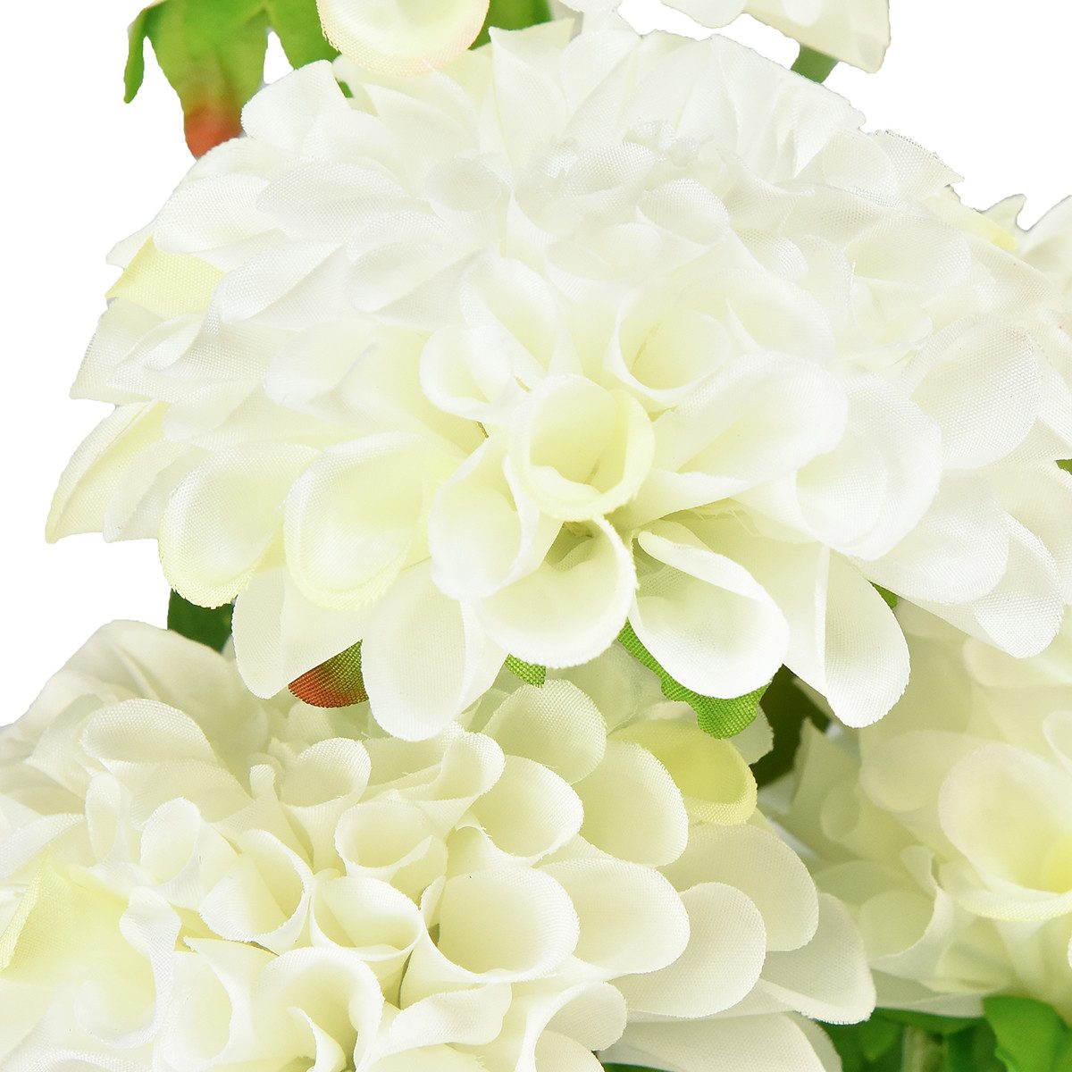 Kunstblume Kunstblumen Deko Dahlien Weiß 50cm - Elegante künstliche, Florists Products, Höhe 50 cm
