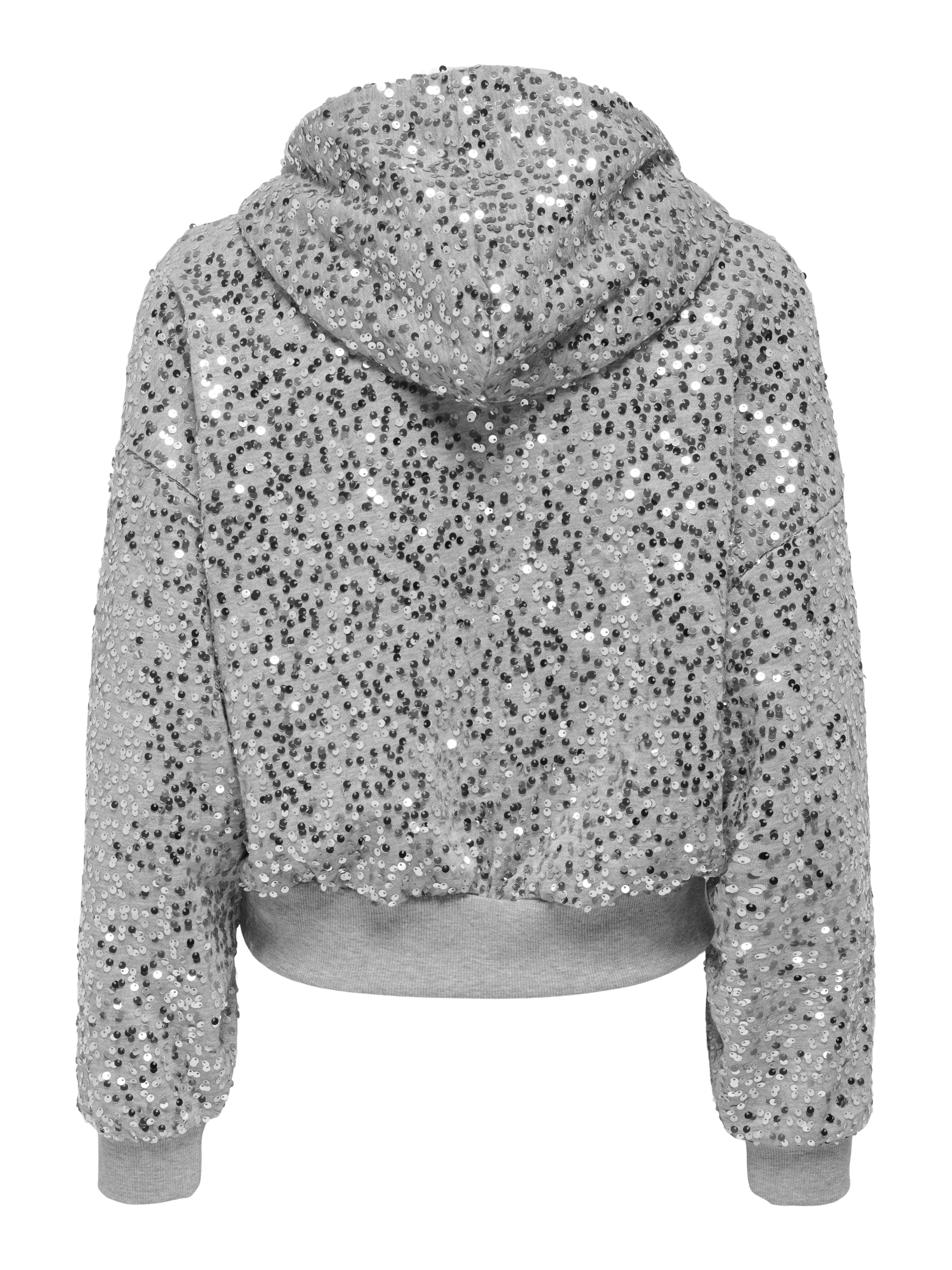 ONLY Kapuzensweatshirt ONLJADA L/S SEQUINS HOOD SWT