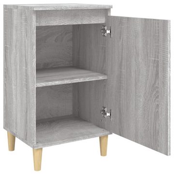 vidaXL Nachttisch Nachttische 2 Stk Grau Sonoma 40x35x70 cm Holz