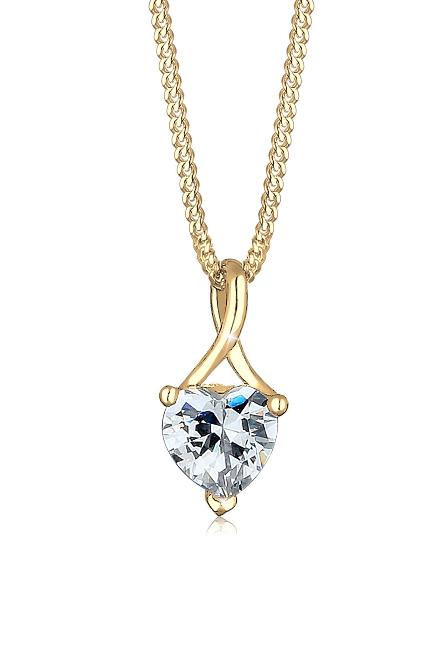Elli Premium Kette mit Anhänger Herz günstig online kaufen