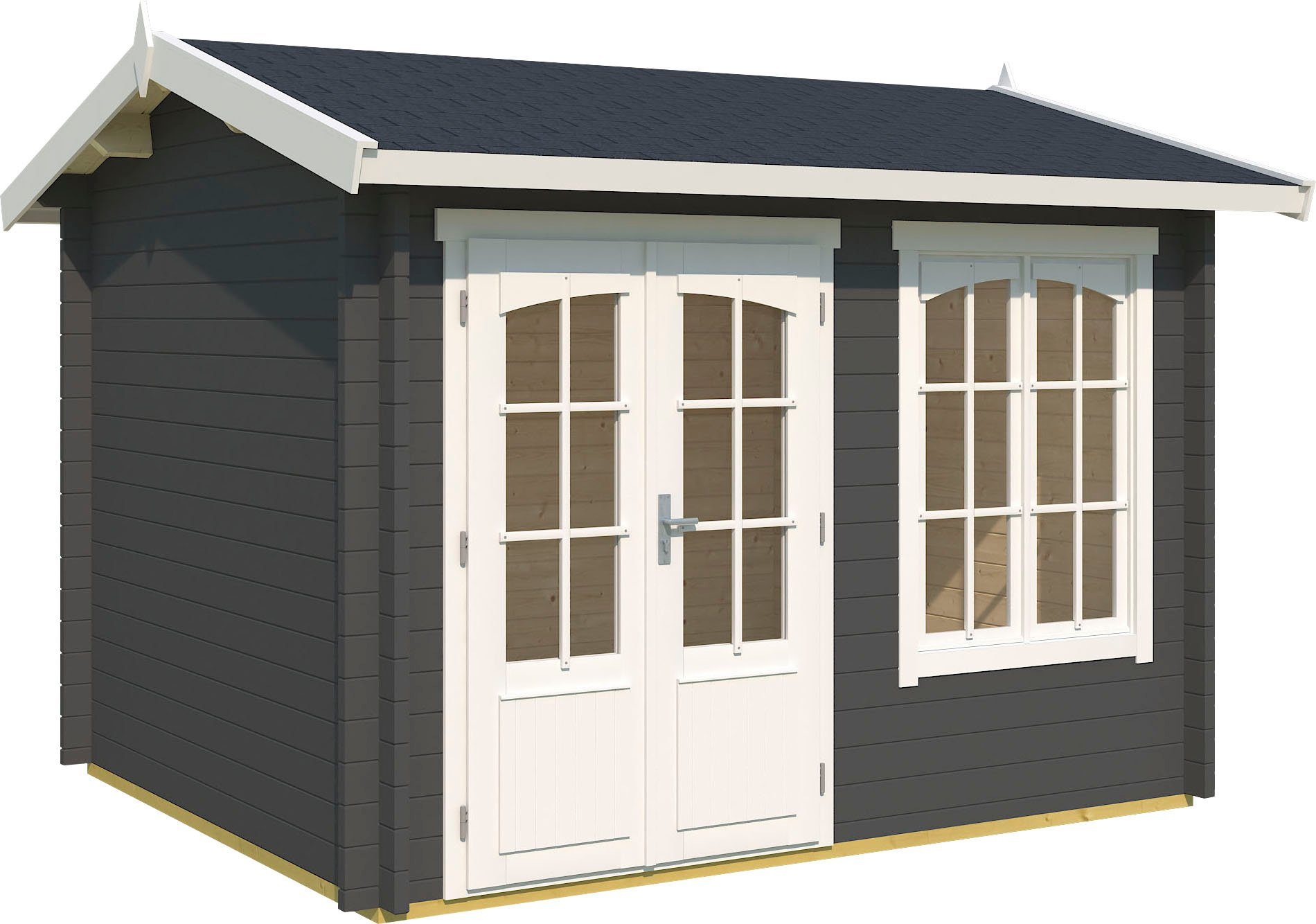 LASITA MAJA Gartenhaus Alex, BxT: 340x308 cm, (Set, inkl. Fussbodenbretter zum verlegen)