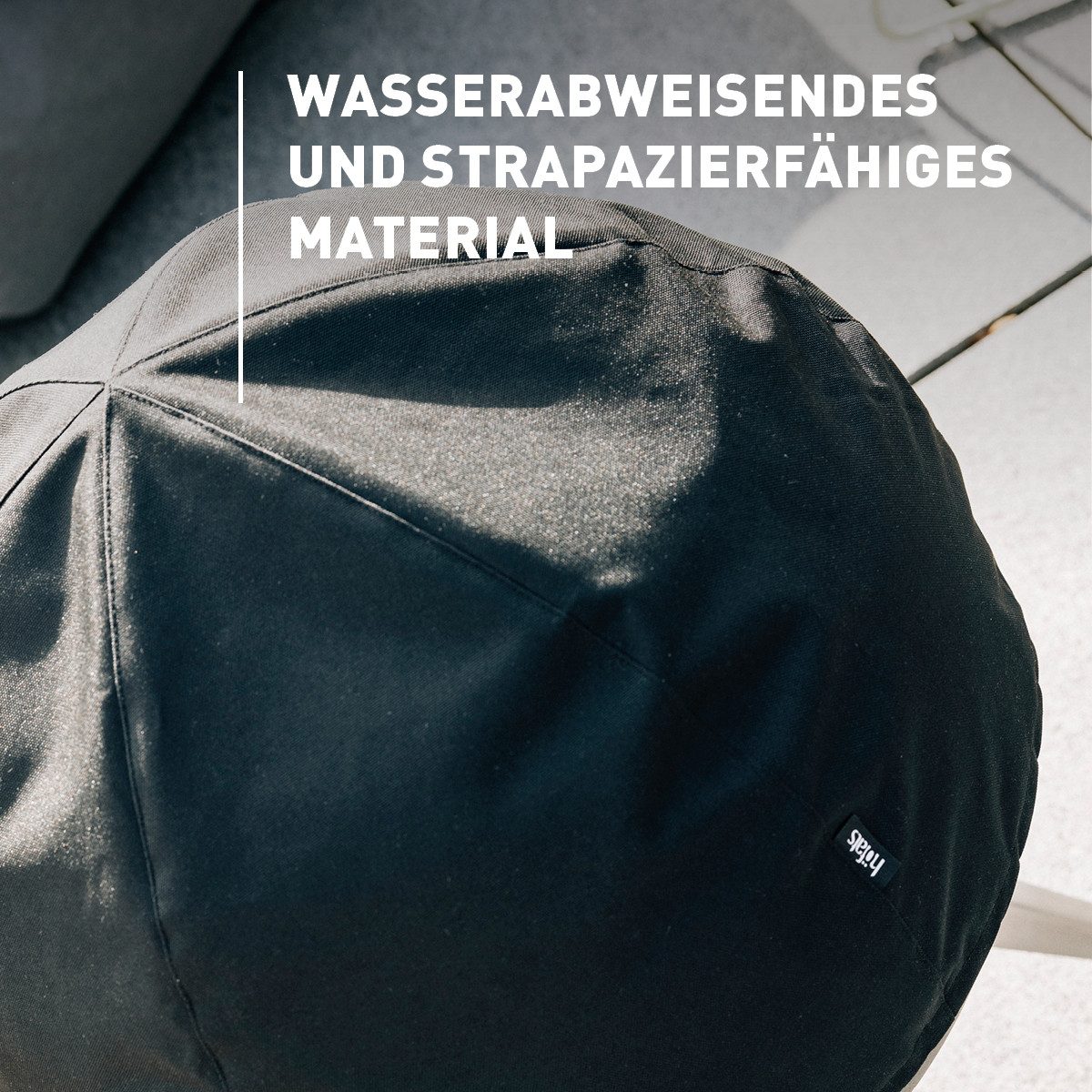 höfats Grillabdeckhaube MOON 45, passgenaue, wetterfeste, UV-beständige Schutzhülle