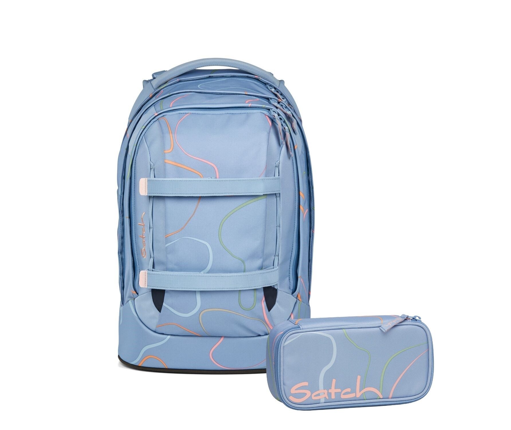 Satch Schulranzen Schulrucksack-Set PACK Vivid Blue günstig online kaufen