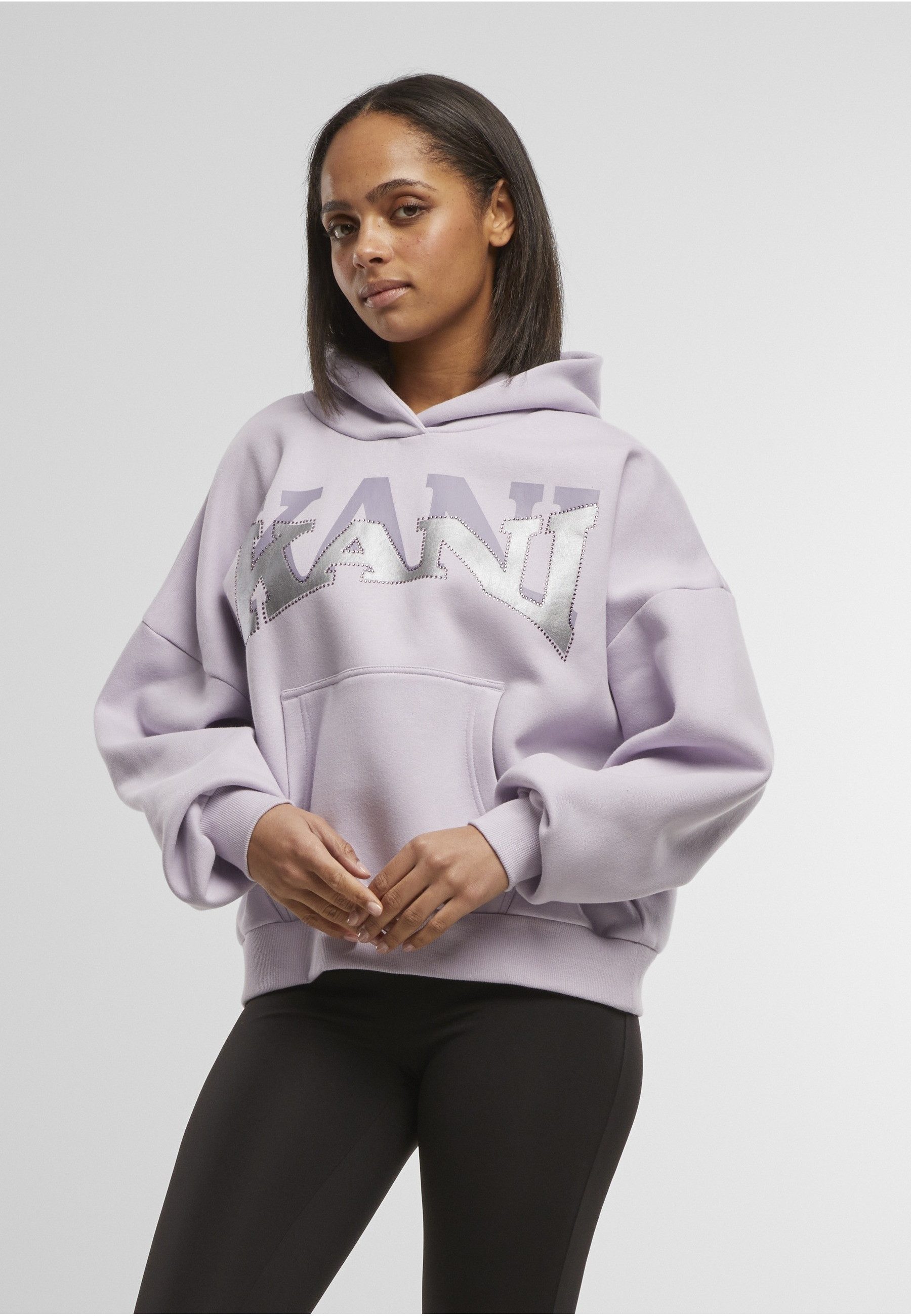 Karl Kani Kapuzenpullover Karl Kani KK Woven Signature Glitter Os Hoodie (1-tlg)