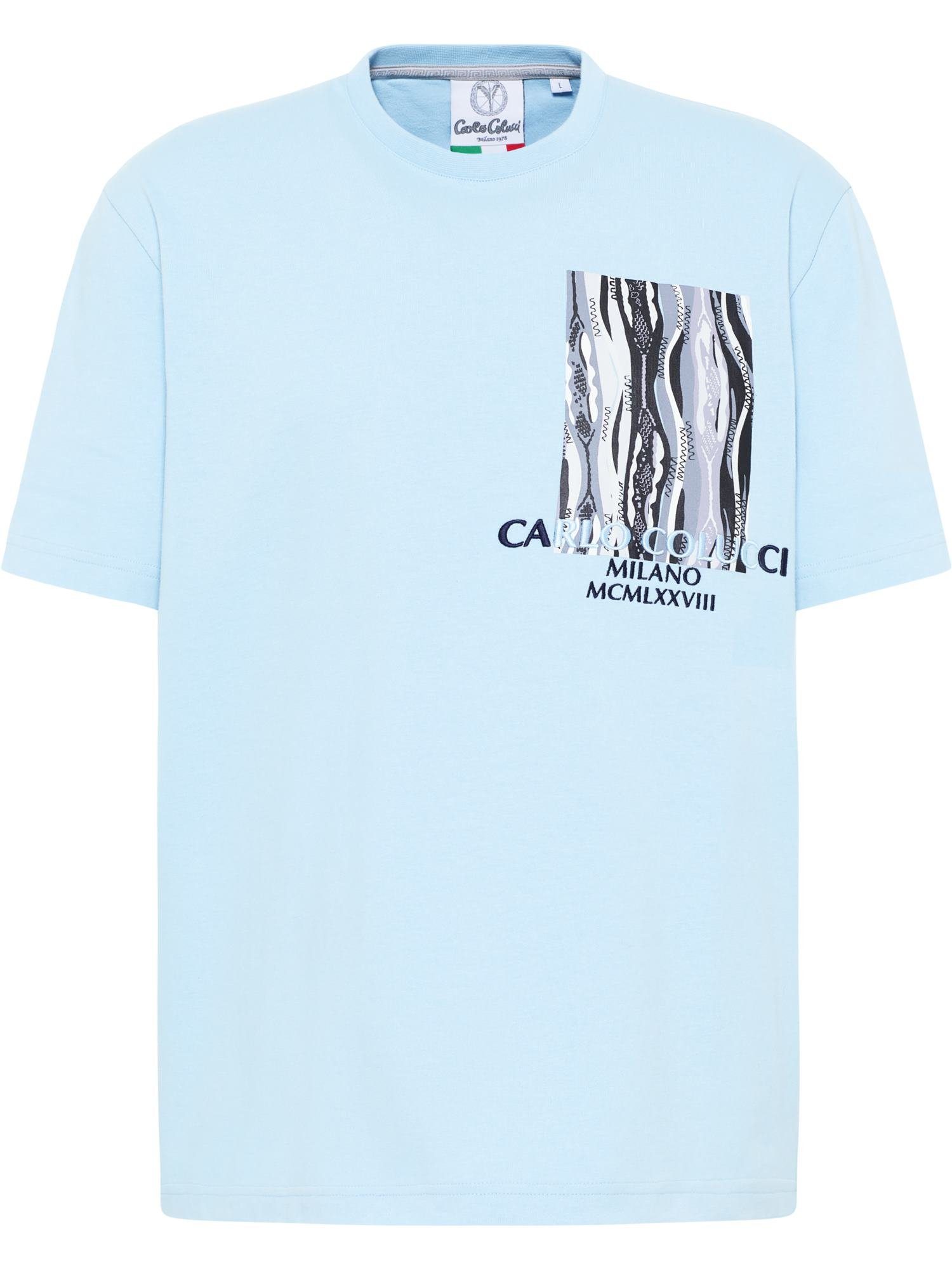 CARLO Blau Pandis T-Shirt COLUCCI De