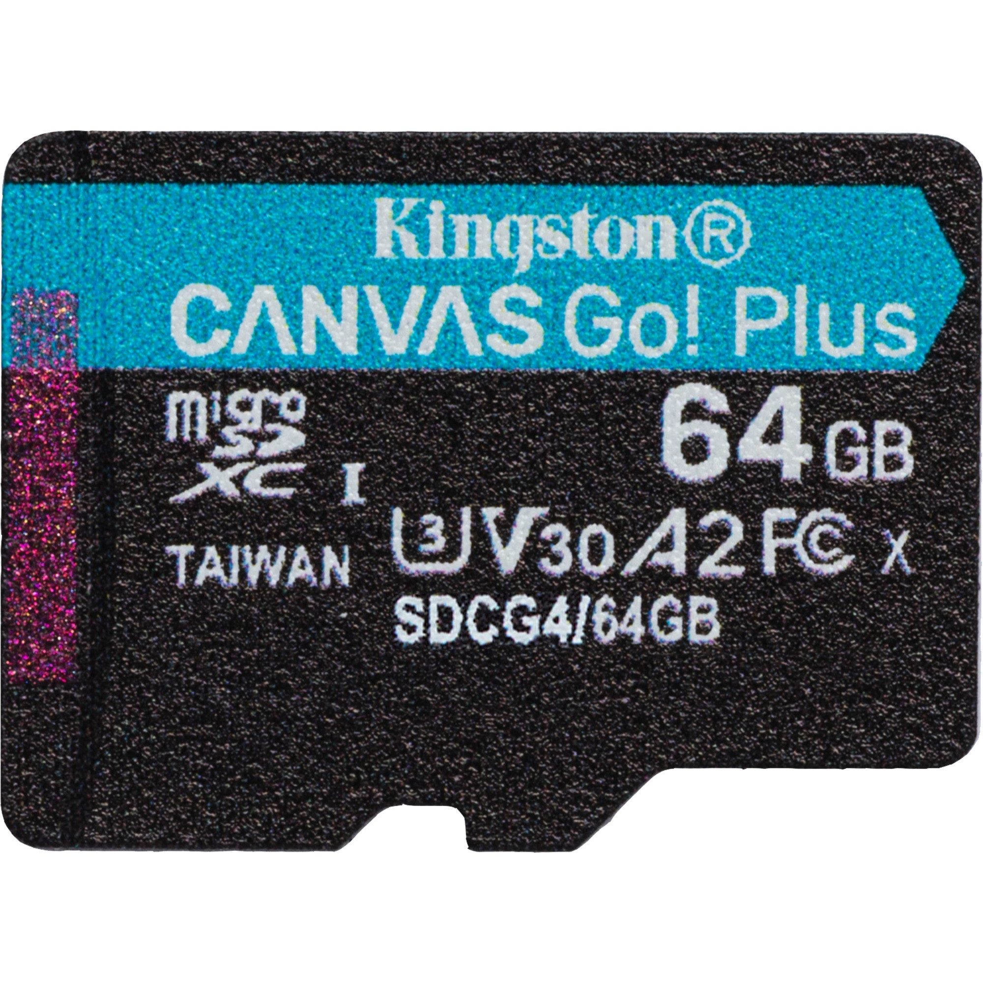 Kingston Kingston Canvas Go! Plus 64 GB microSDXC, externer Speicher (64 GB GB)