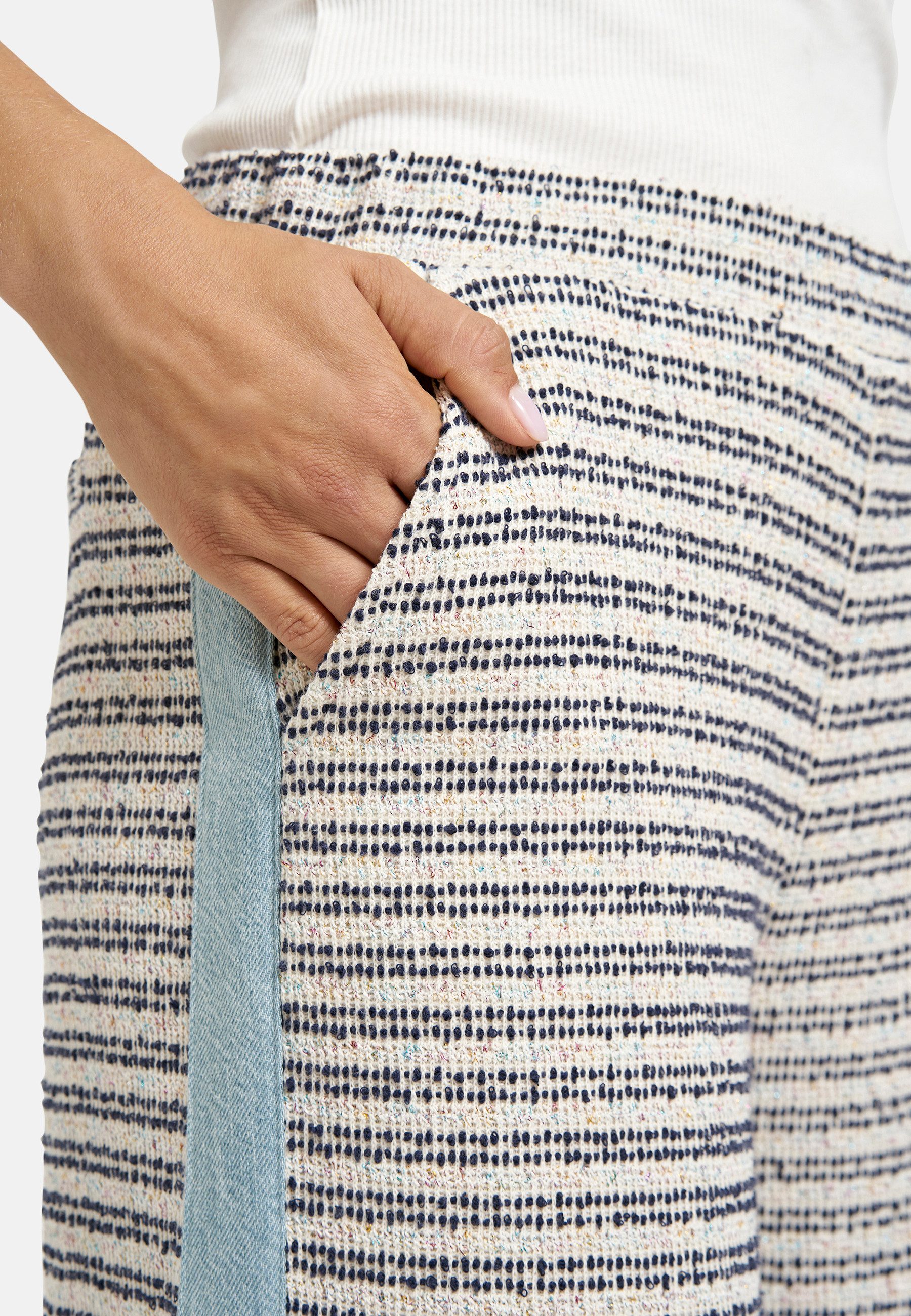 Milano Italy Schlupfhose mit Elastikbund & seitlichen Taschen