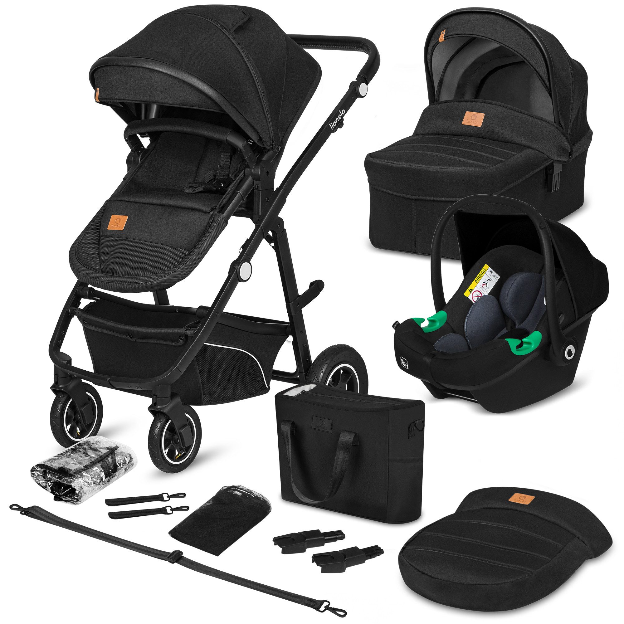 lionelo Kombi-Kinderwagen BIANKA 3 IN 1, (Set 3in1), Erschwinglicher, hochwertiger Коляски