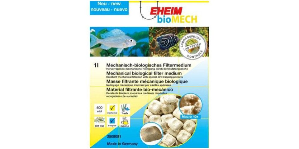 Aquariumfilter Eheim Filtermedium BioMech 710 g