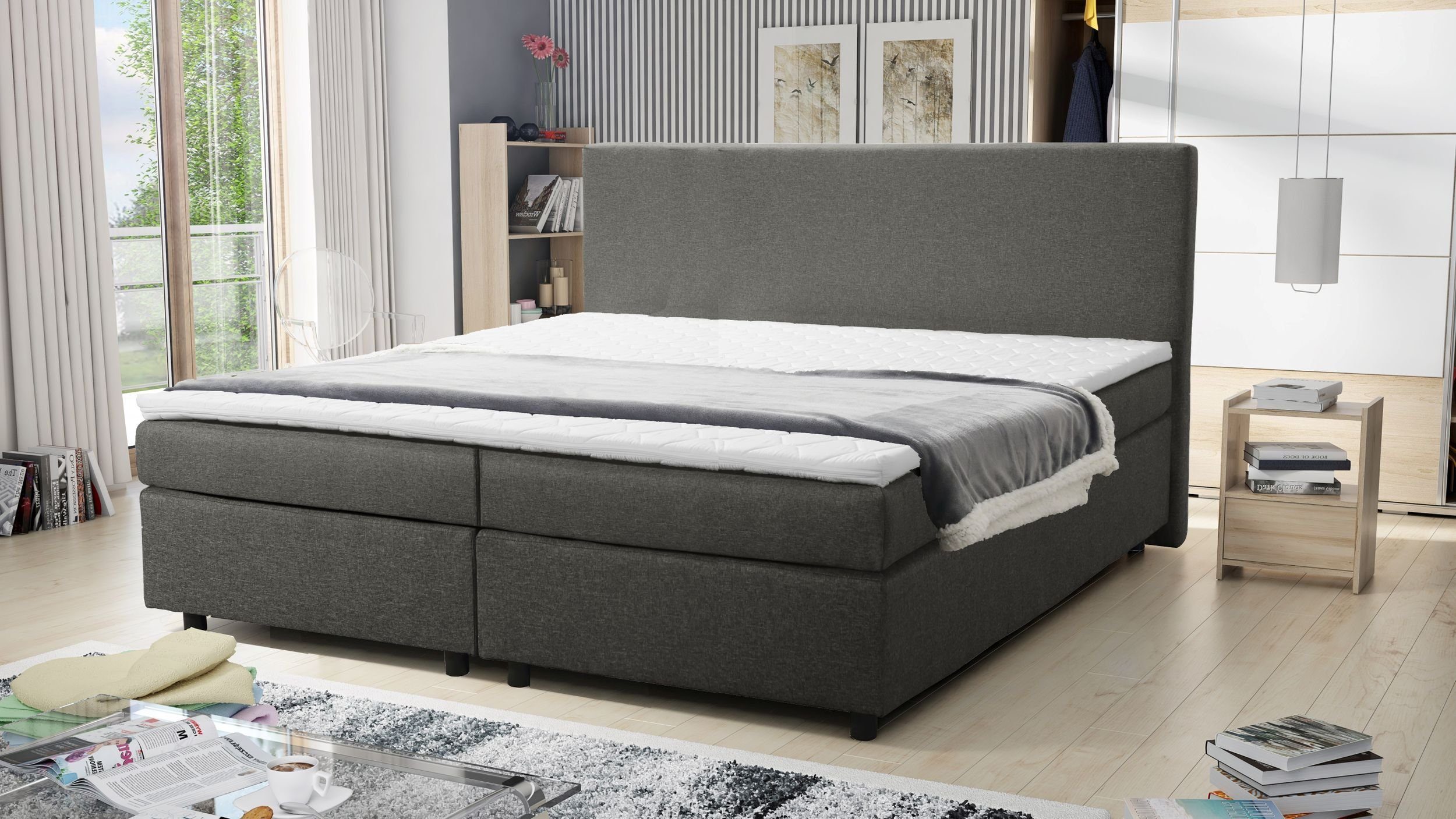 KüchenPreisbombe Boxspringbett »Boxspringbett 180x200 Hotelbett