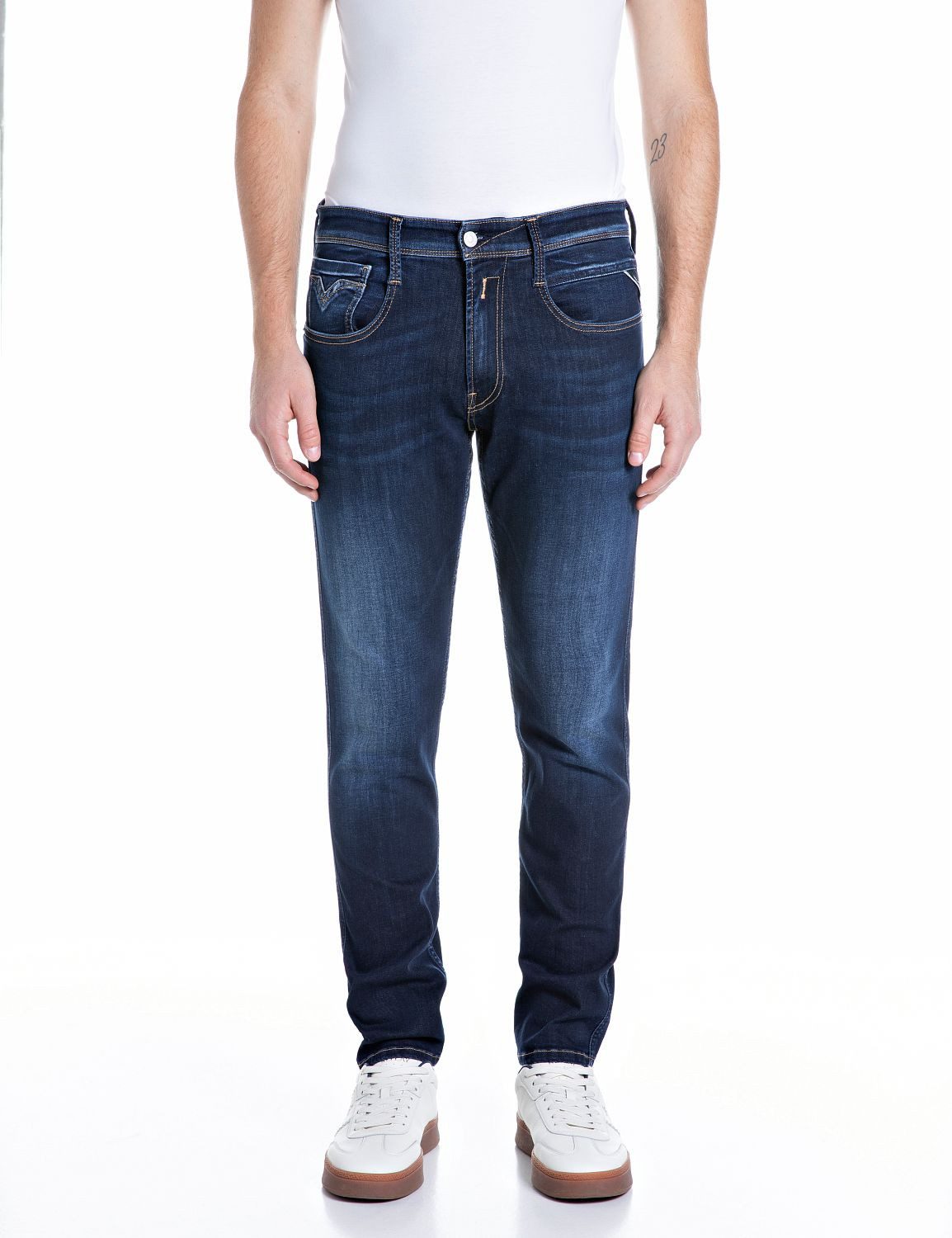 Replay Slim-fit-Jeans Anbass Superstretch elastisch