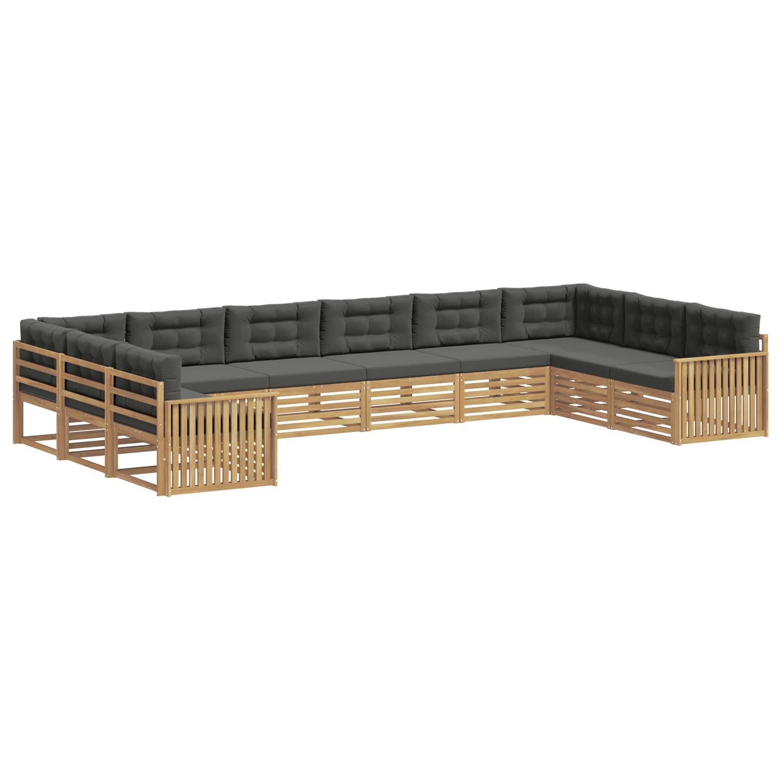 vidaXL Gartensofa Sofagarnituren 10 Stk., 10 Teile