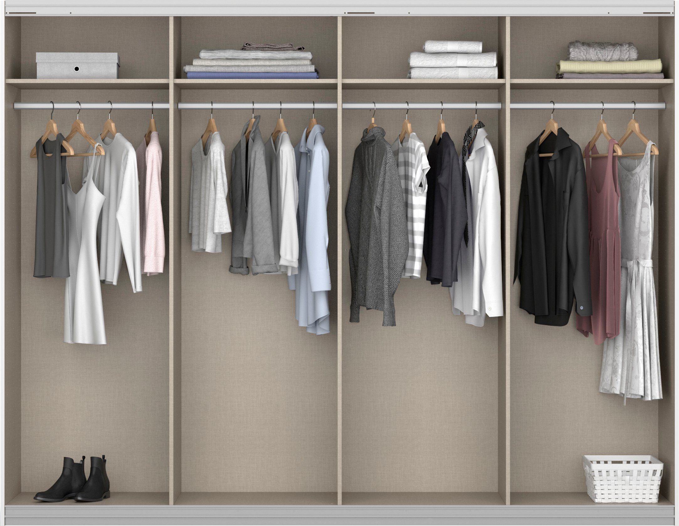 rauch Schwebetürenschrank "Syncrono", mit Synchronöffnung günstig online kaufen