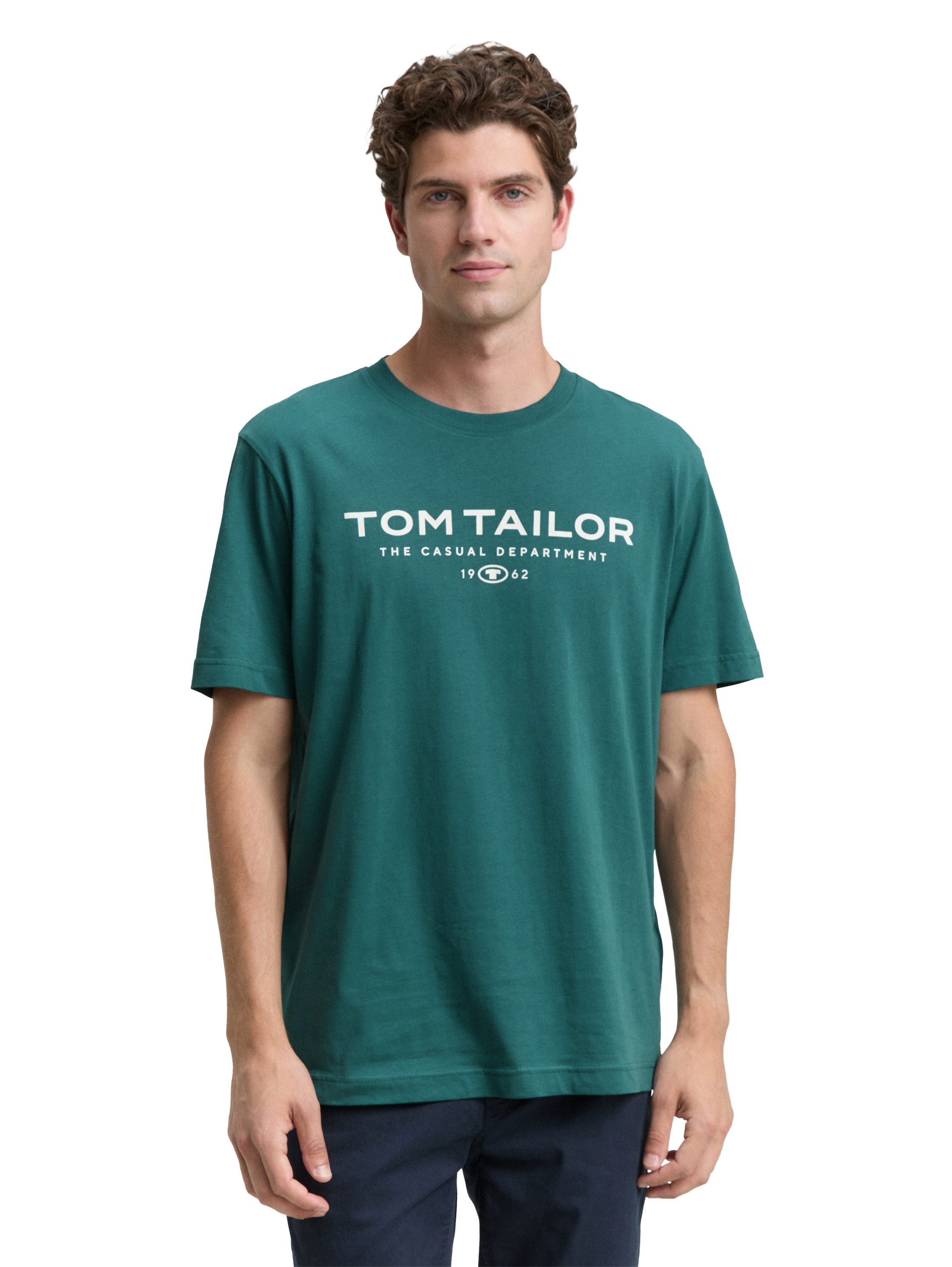 TOM TAILOR T-Shirt Sommershirt mit Frontprint günstig online kaufen