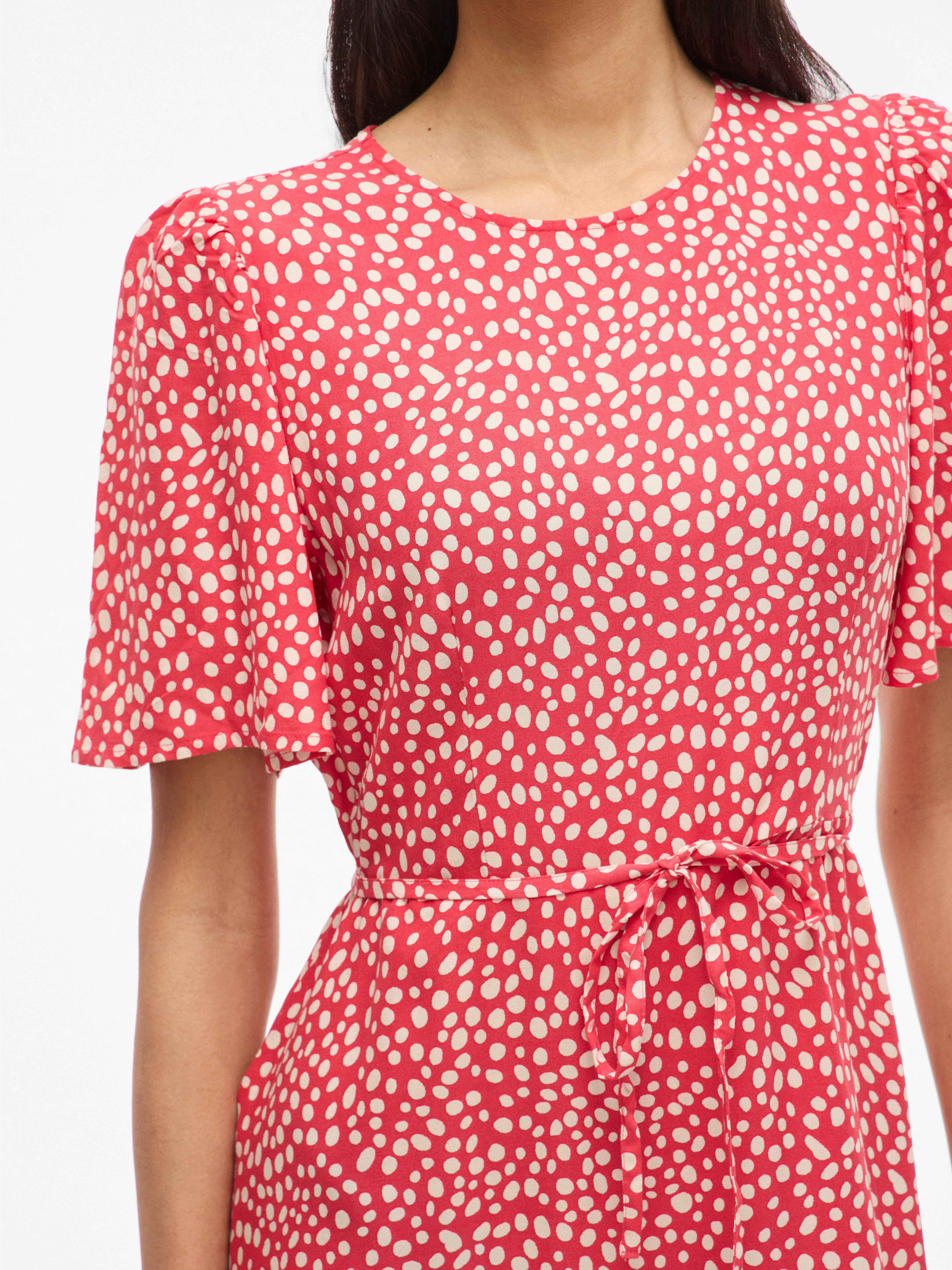 Vila Druckkleid VIGRACE O-NECK S/S MIDI DRESS - NOOS Sommerkleid