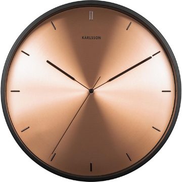 Karlsson Uhr Wanduhr Finesse Copper-Black