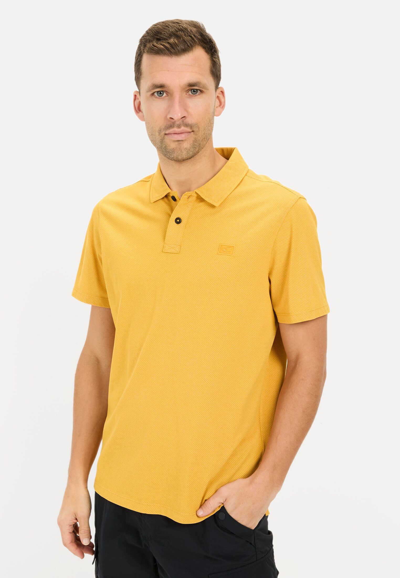 camel active Poloshirt aus reiner Baumwolle günstig online kaufen