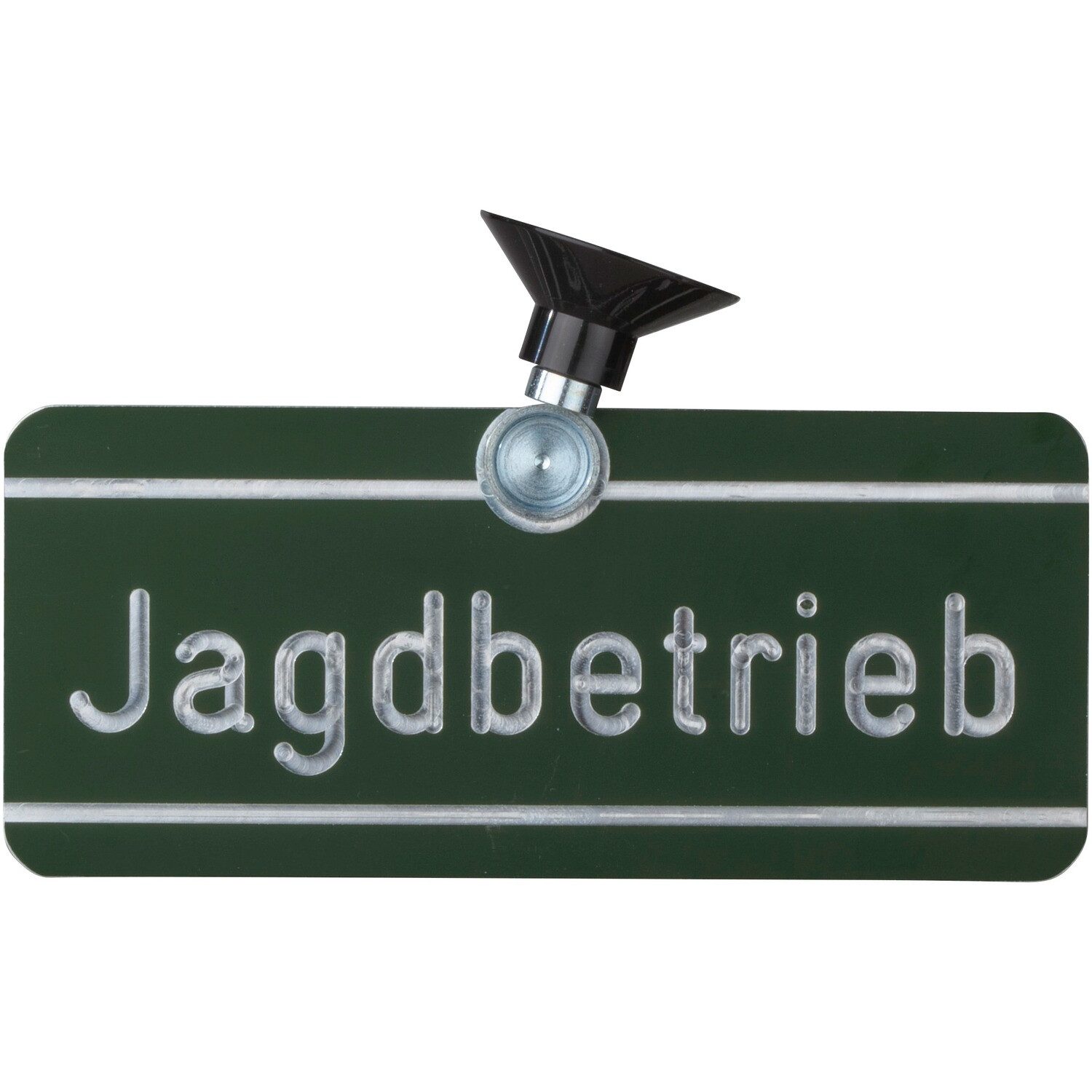 Dr. Gmünder Hinweisschild Autoschild Jagdbetrieb