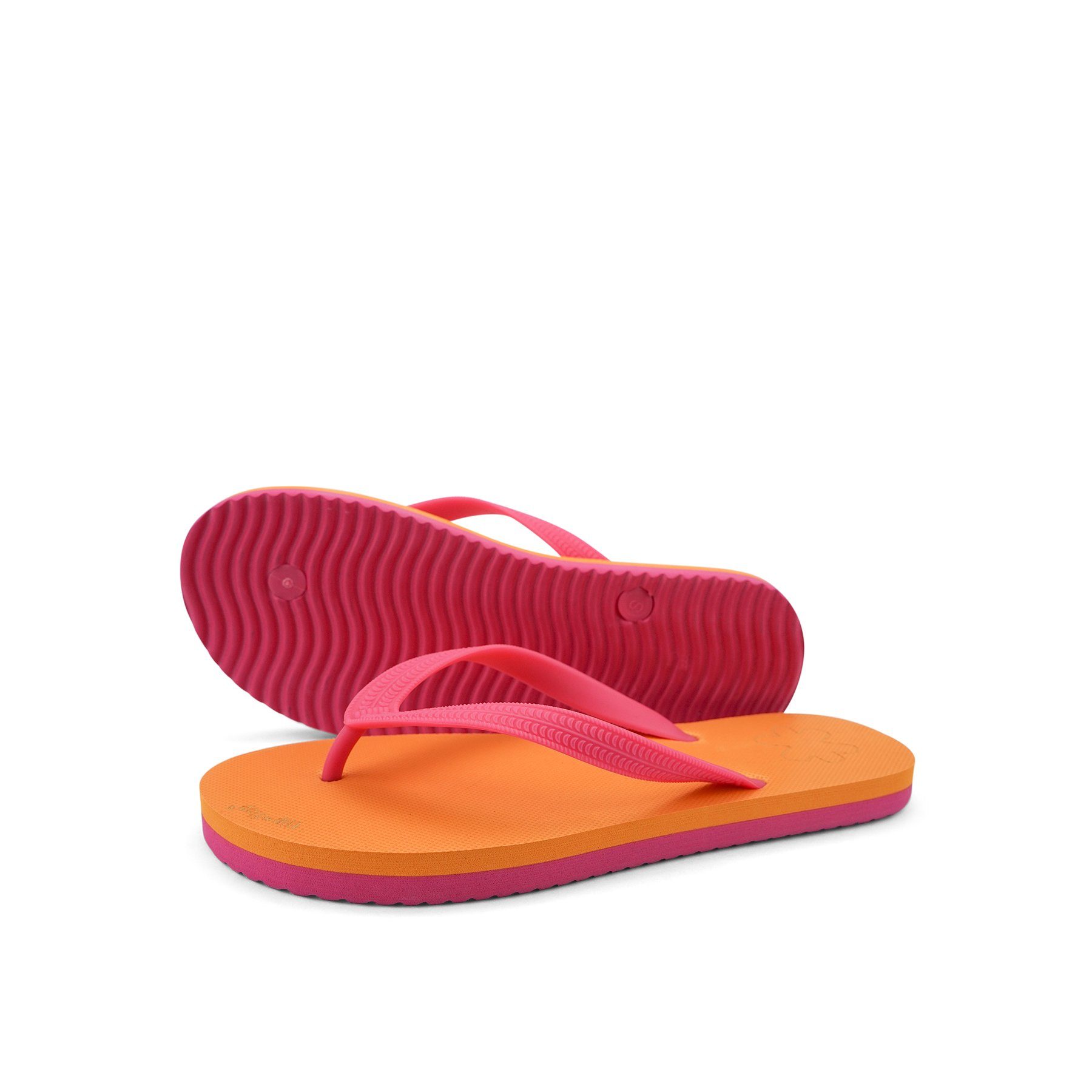 Flip Flop originals*color block Zehentrenner orange / pink