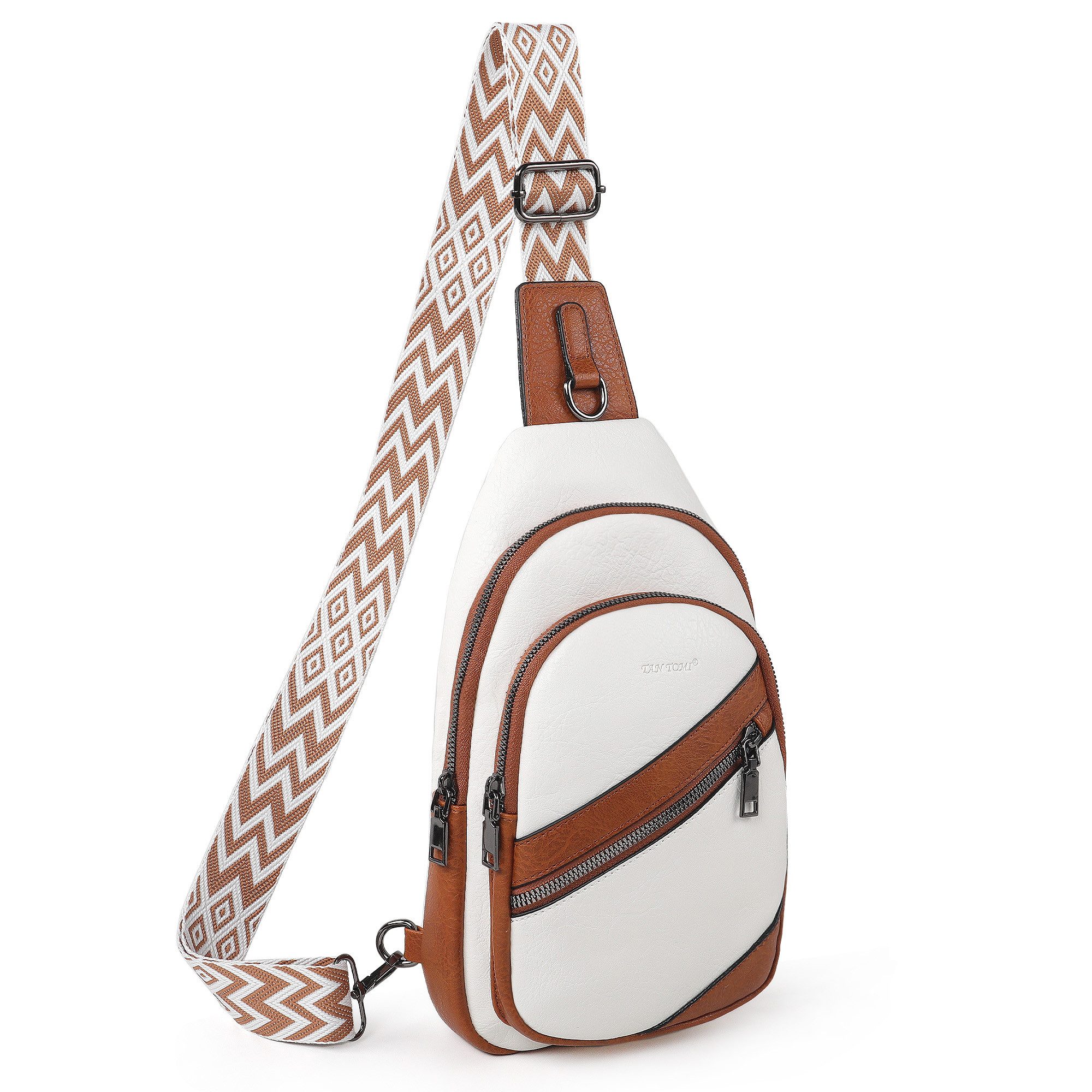 TAN.TOMI Umhängetasche Brusttasche Damen Sling Bag Rucksack Frauen Schultertasche, Handy Umhängetasche Crossbag Umhängen für Outdoorsport