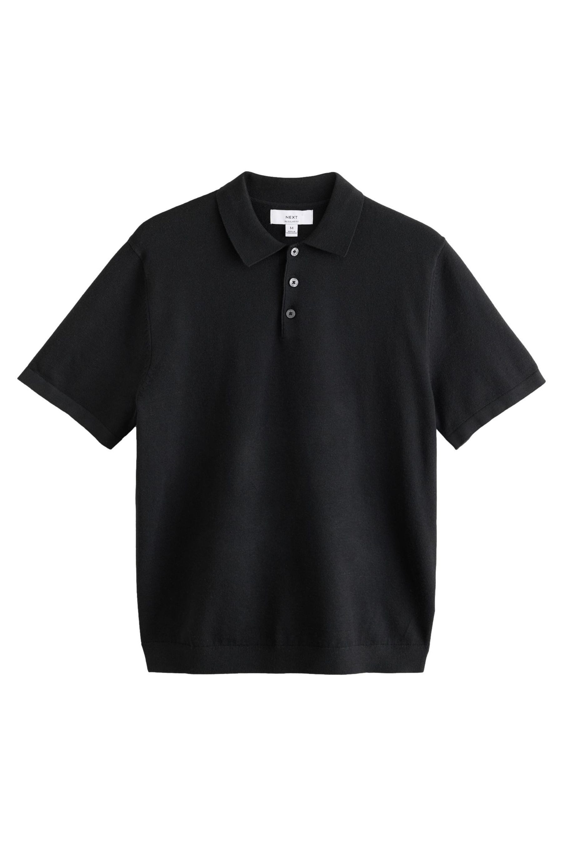 Next Polokragenpullover Essential Kurzärmeliges Poloshirt aus Strick (1-tlg)