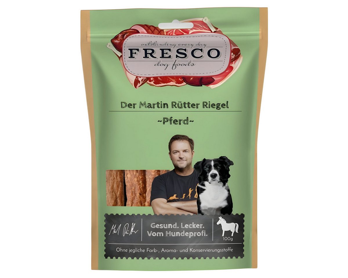 Fresco Dog Martin Rütter Riegel Pferd 100 g, Snack für: Hund
