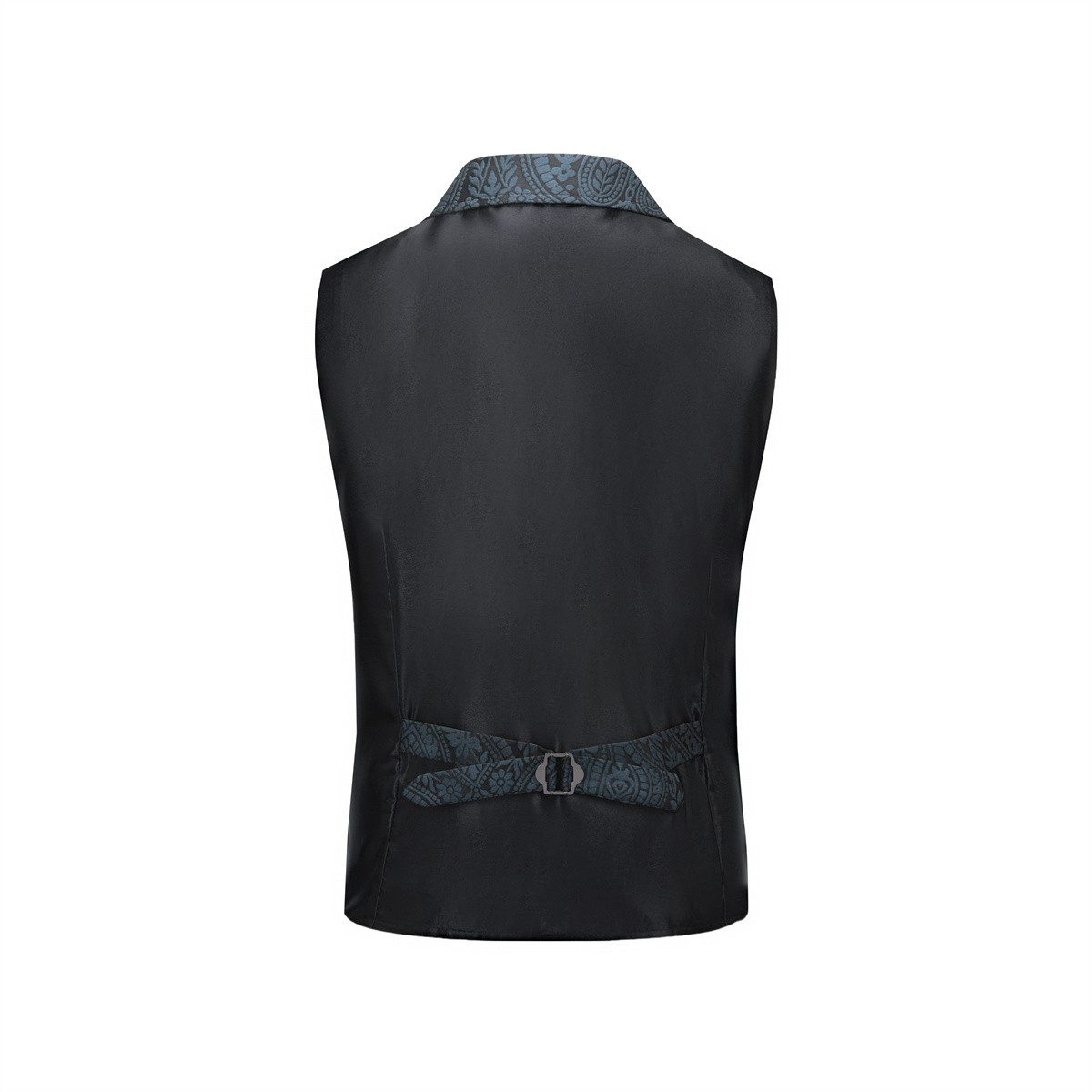 Allthemen Anzugweste Allthemen Anzugweste im Britischer-Stil mit elegantem Jacquard – Bild 3 von 5