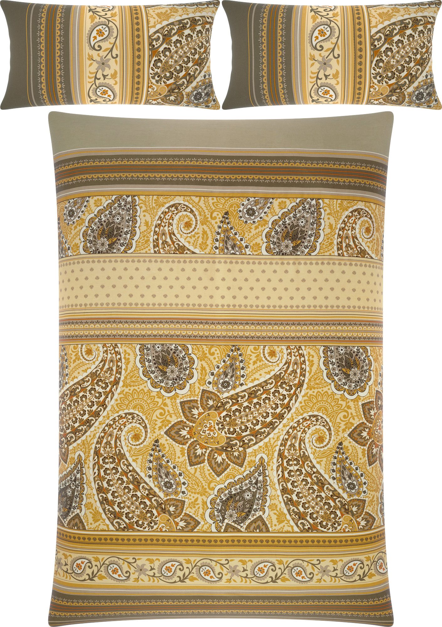 Erwin Müller Bettwäsche Bettwäsche, Mako-Satin, Paisley