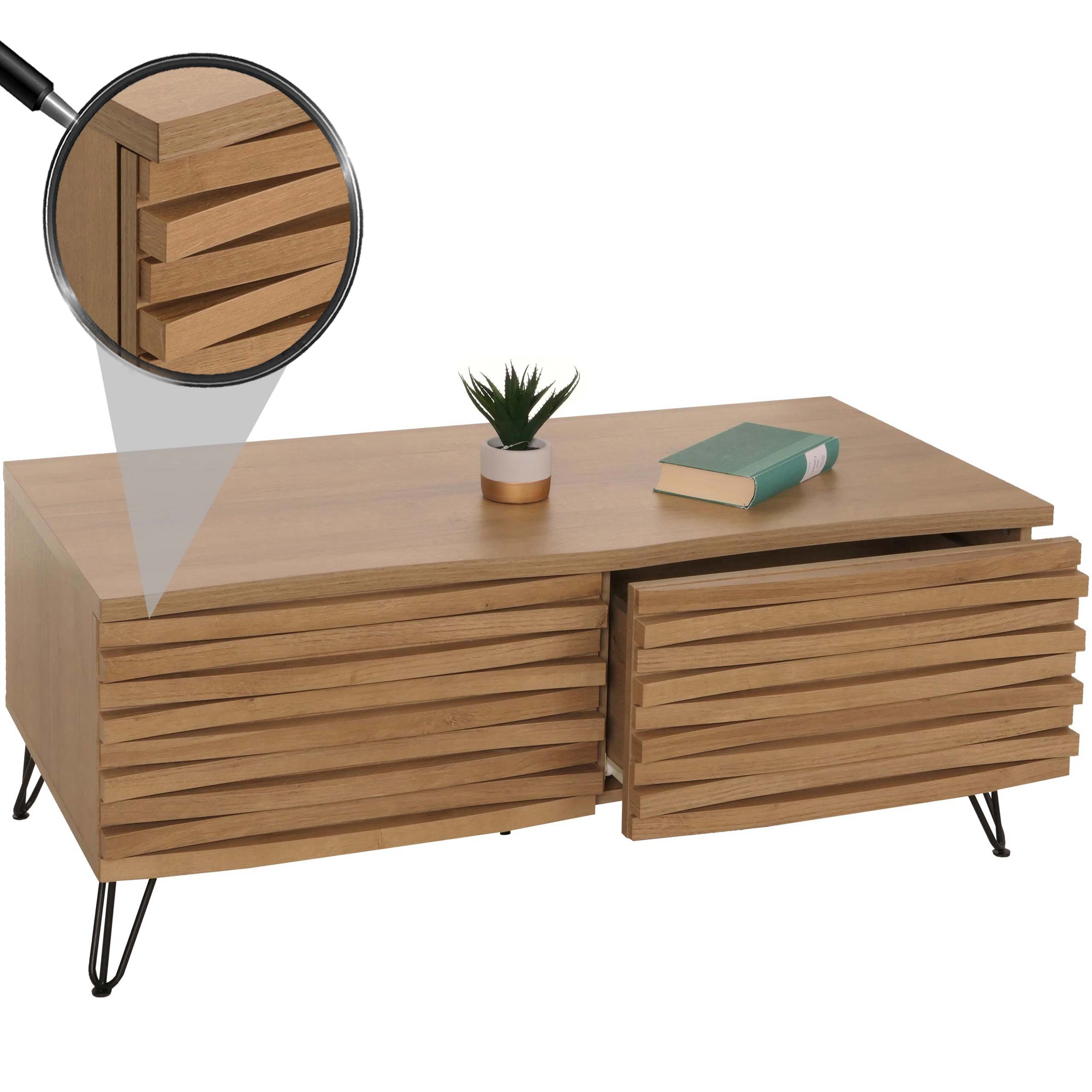 MCW Couchtisch MCW-M49-C, Ideal kombinierbar mit weiteren Produkten der Serie M49