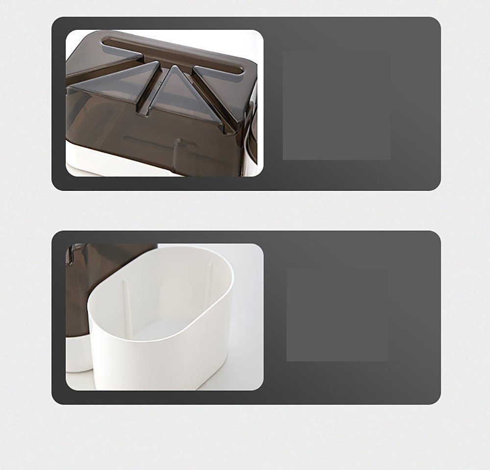 Papiertuchspender für Küche, UG Wandmontierte Aufbewahrungsbox Masken-Feuchttücher Aufbewahrungsbox L.Ru und (1-tlg), für Badezimmer
